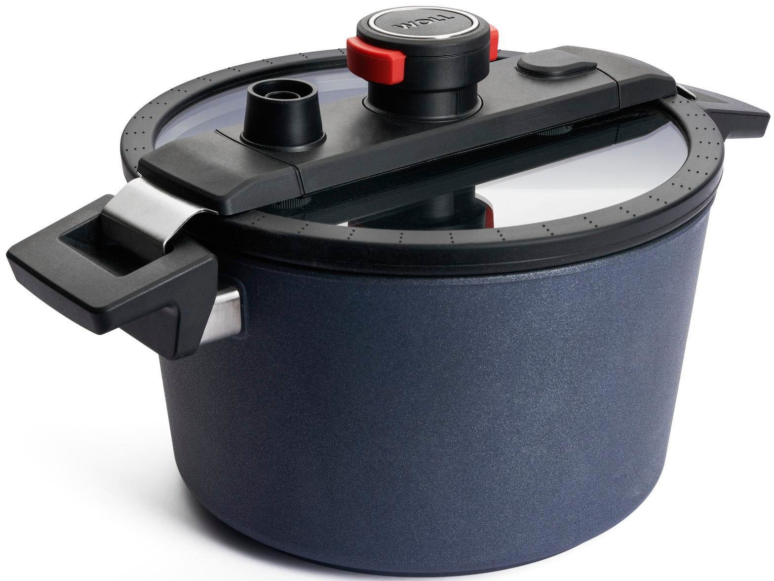 WOLL MADE IN GERMANY Dampfgartopf Active-Lite, Aluminiumguss (1-tlg), Dampfkochtopf, incl. Activde Lite Deckel, Induktion, Made in Germany