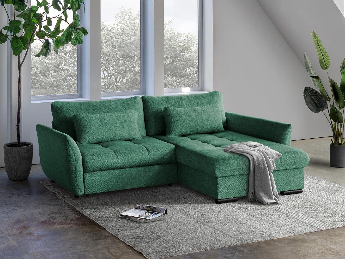 Beautysofa Ecksofa Caro, Lieferung beinhaltet die günstig online kaufen