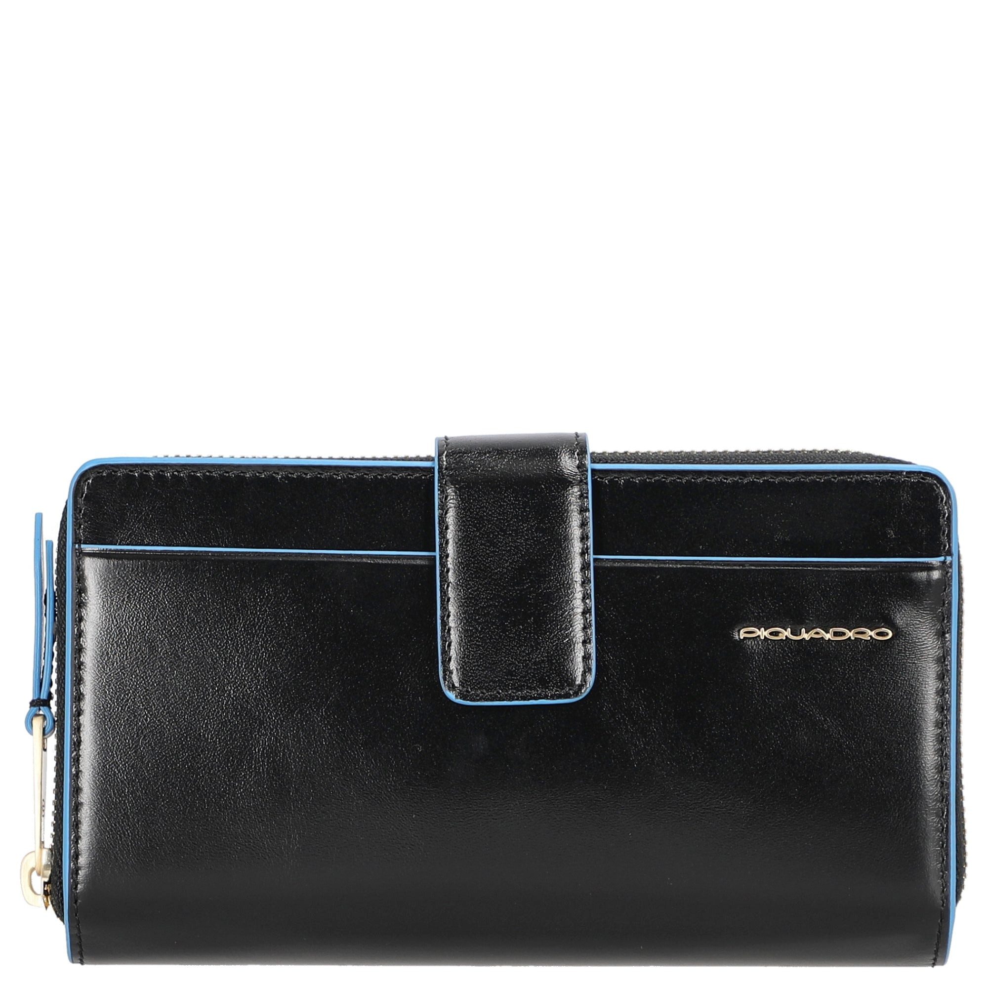 Piquadro Geldbörse Blue Square - Damengeldbörse 12cc 17.5 cm (black)