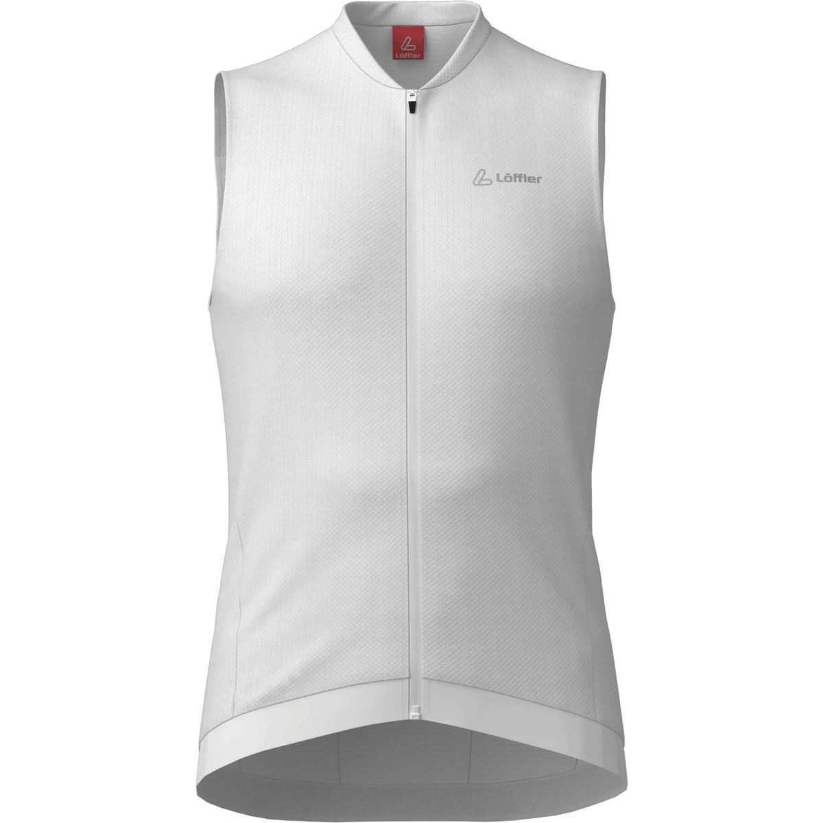 Löffler Radtrikot Men Bike Sleeveless Jersey Full Zip Vent Mid Ärmelloses, schnelltrocknendes Trikot für Radfahrer, bietet optimalen