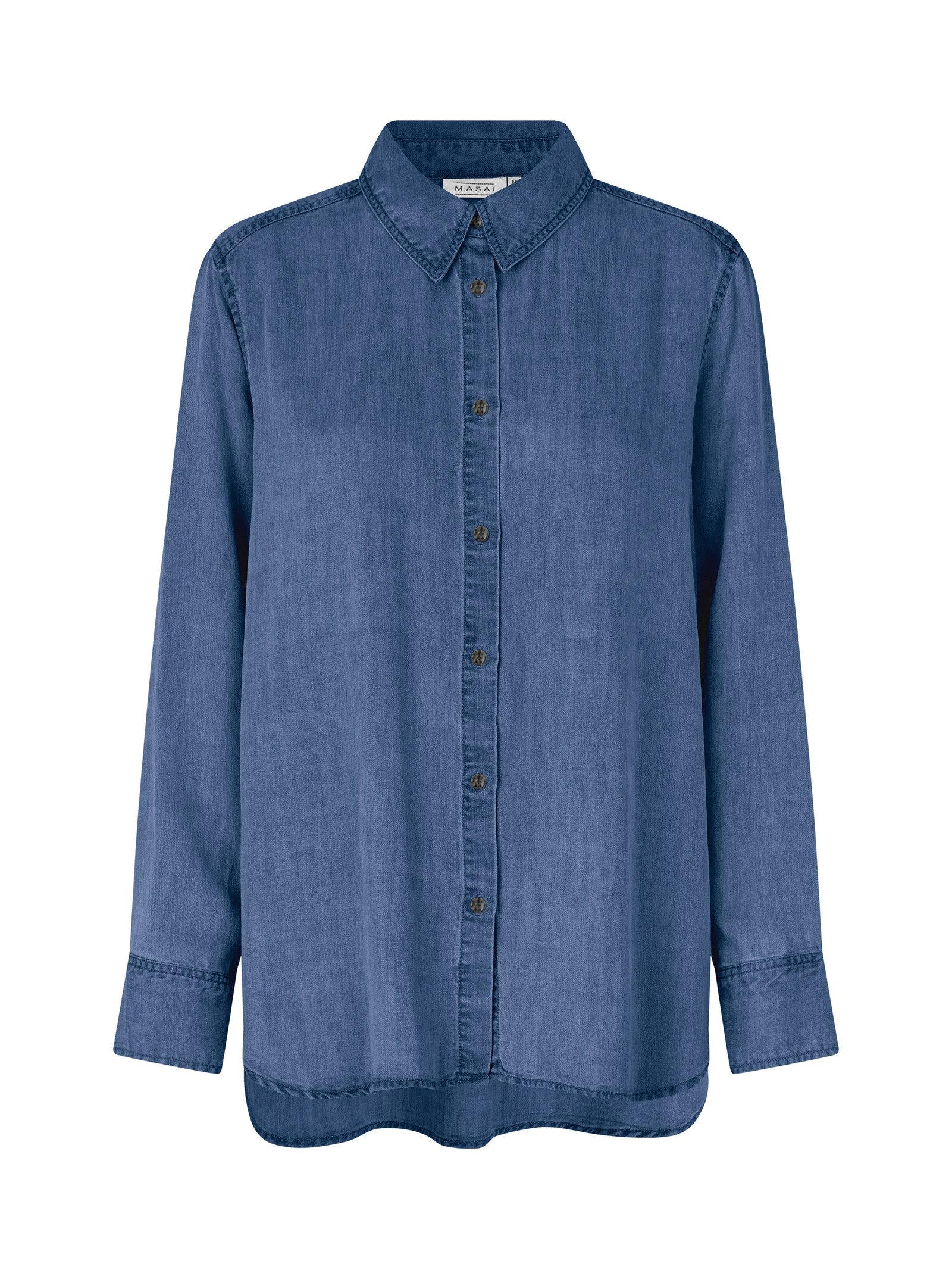 Masai Businessshirt MaIshana Hemdkragen, Abrundung unten und lange Ärmeln m günstig online kaufen