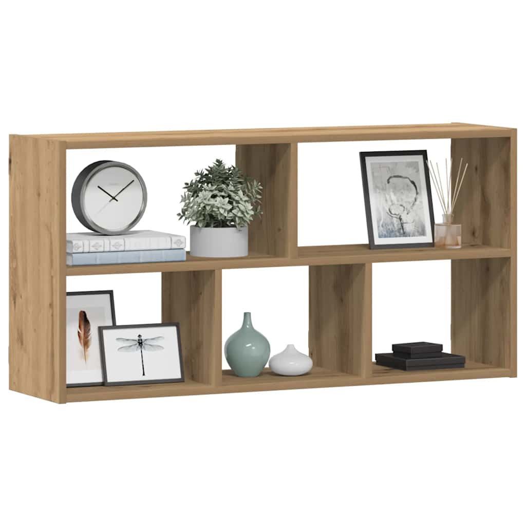 vidaXL Regal Wandregal Artisan-Eiche 100x25x50 cm Holzwerkstoff, 1-tlg. – Bild 2 von 5