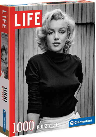 Clementoni® Puzzle »Life Magazine, Marilyn Monroe«, 1000 Puzzleteile, Made in Europe, FSC® - schützt Wald - weltweit