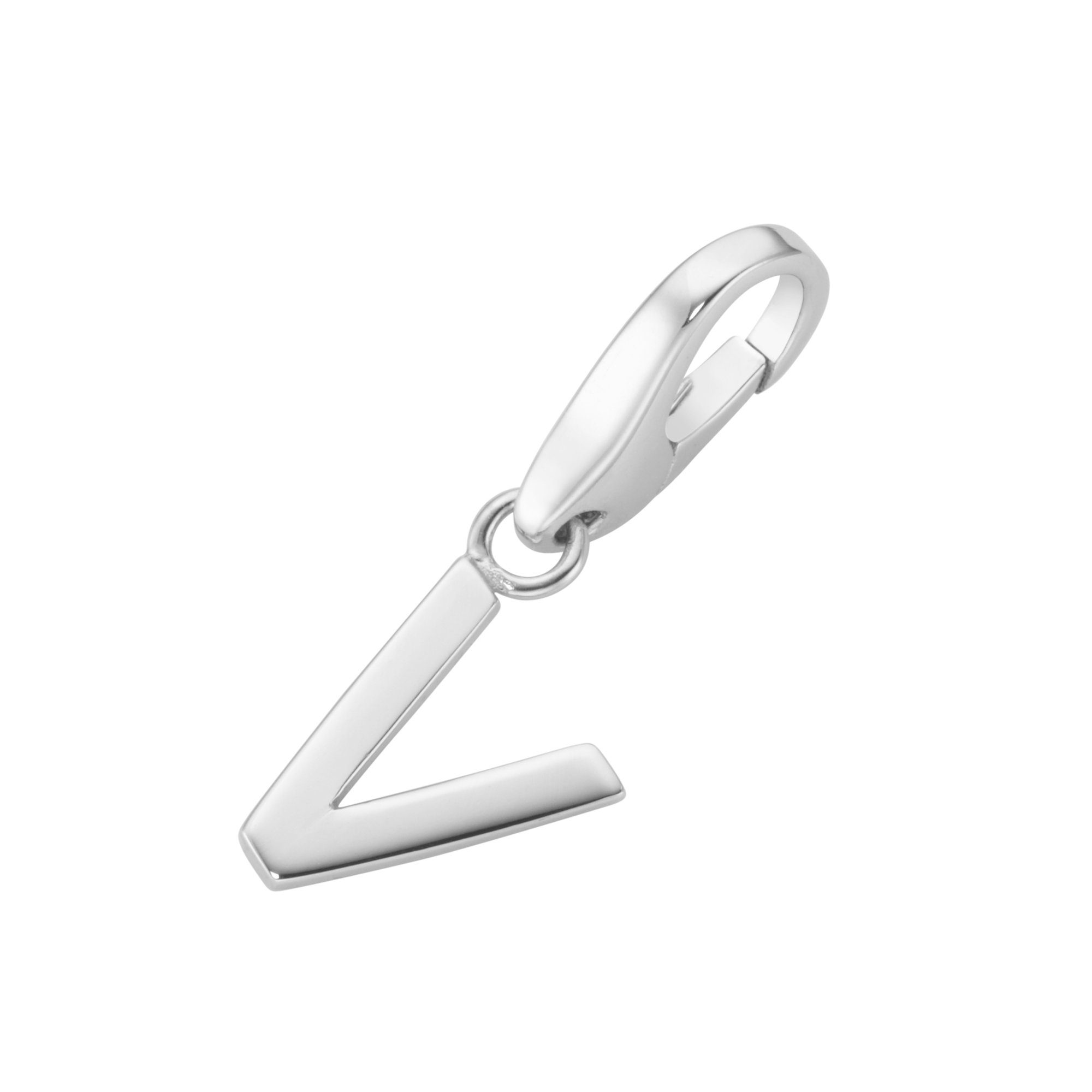 GIORGIO MARTELLO MILANO Charm Buchstabe Buchstabe V, Silber 925