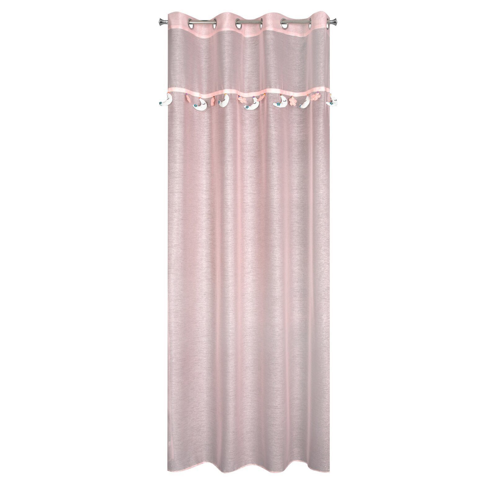 Eurofirany Gardine Kinderzimmer Ösen 140x250 Blumen günstig online kaufen