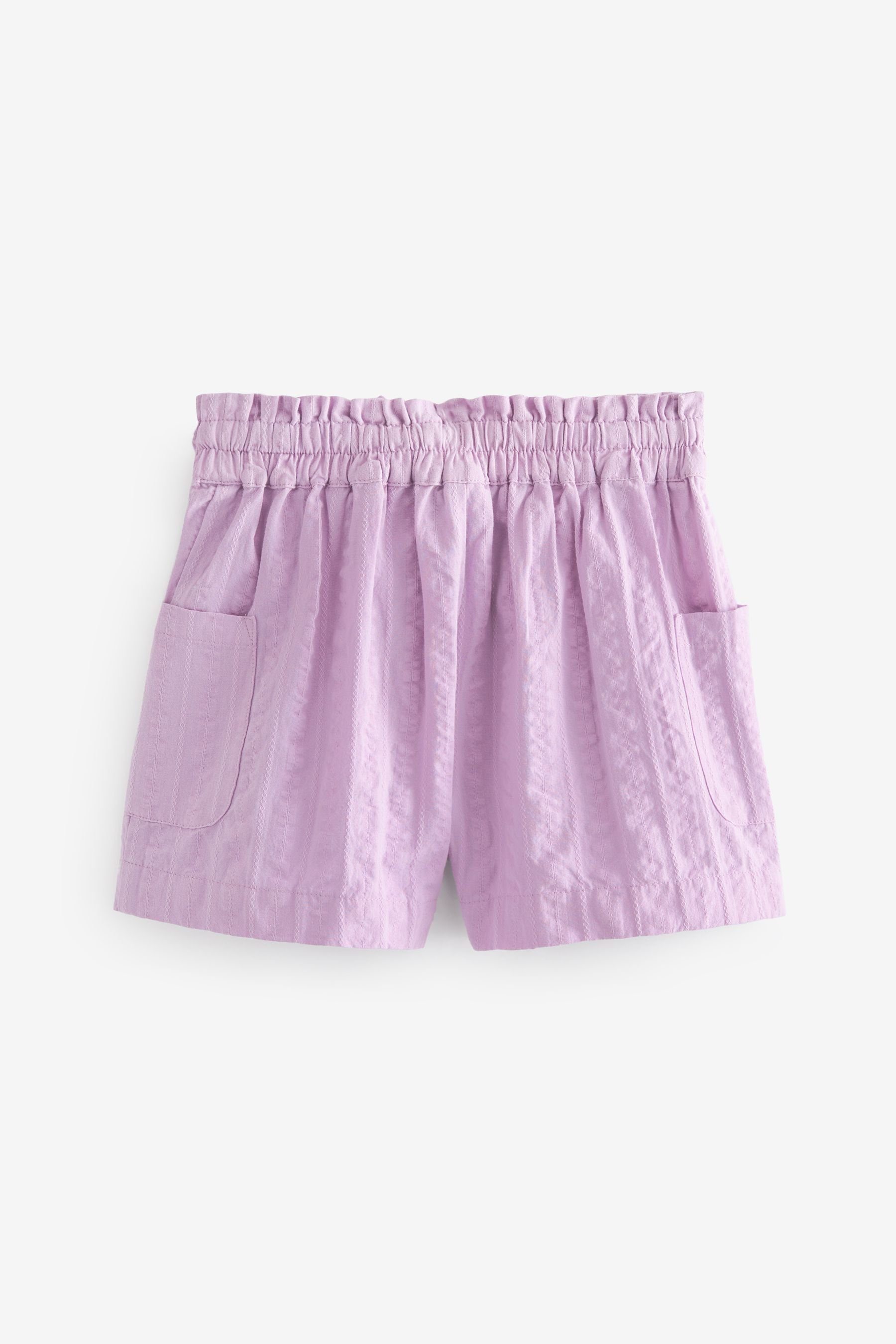 Next Shorts Strukturierte Shorts Purple (1-tlg)