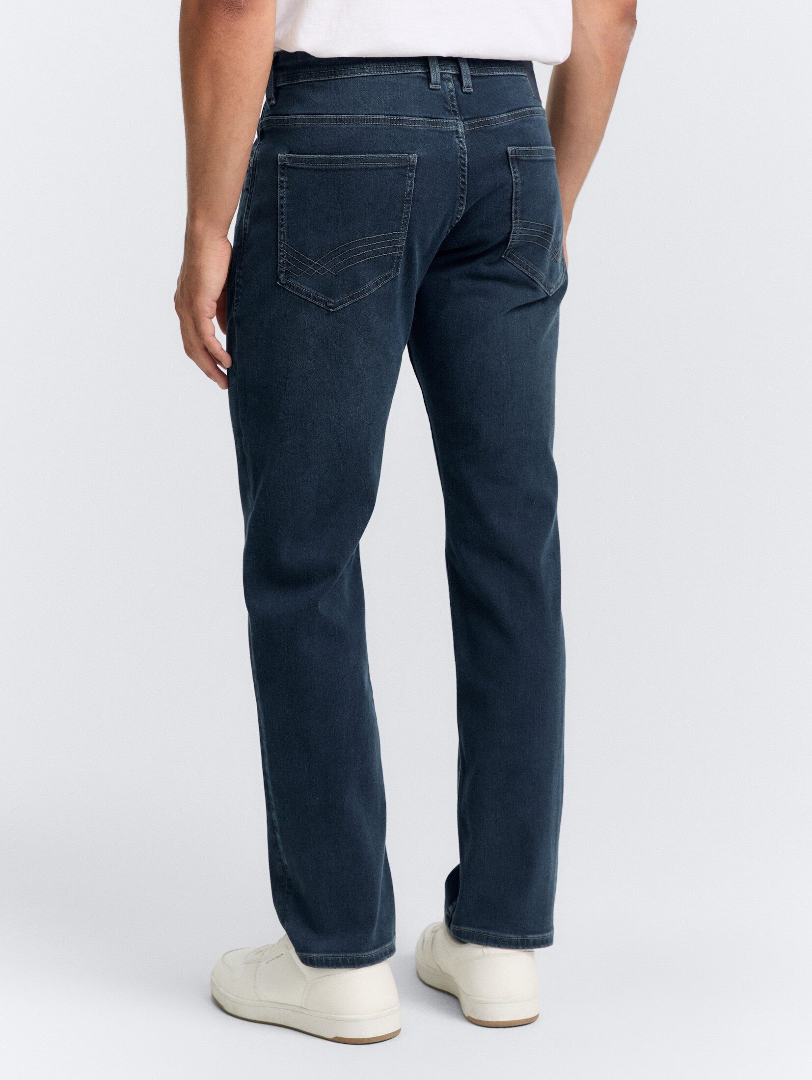 TOM TAILOR Straight-Jeans Jeanshosen TTMARVIN STRAIGHT Jeans mit Superstretch