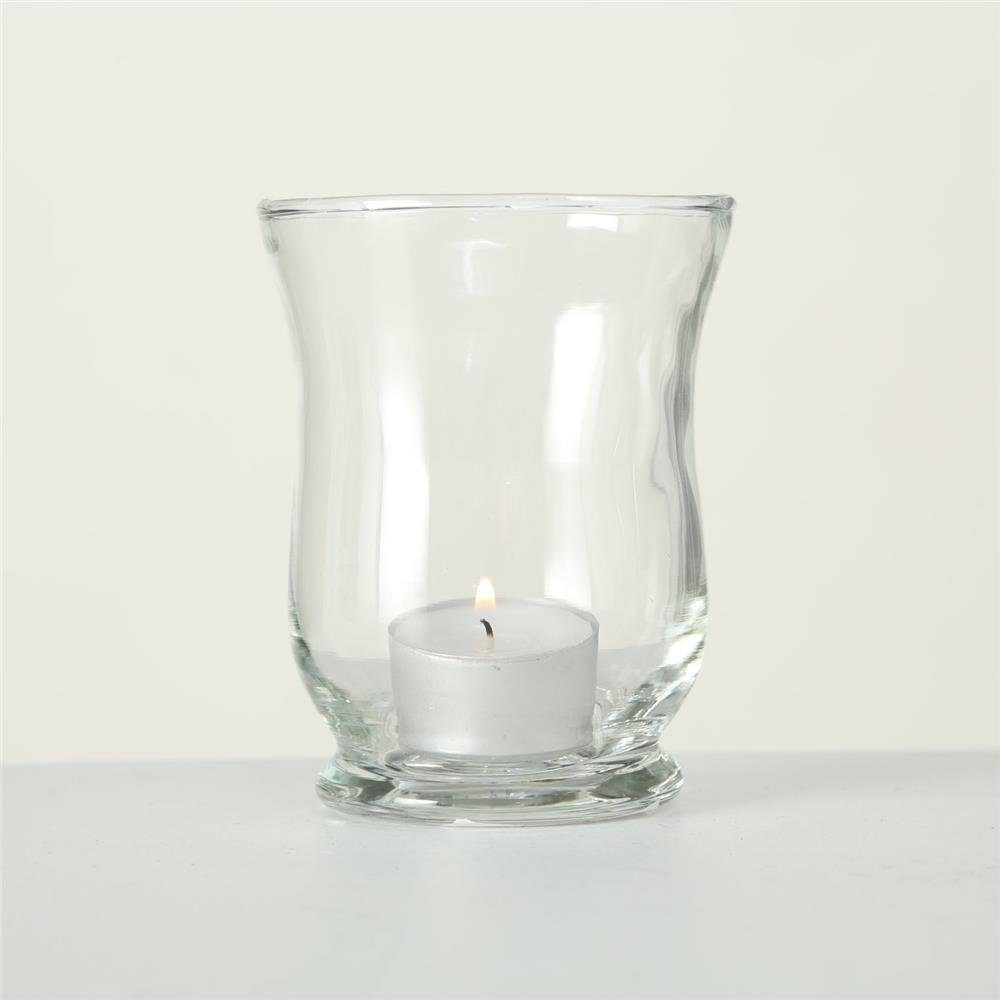 Kerzenhalter 3er Set, rund Blumenvasen aus BOLTZE Windlicht Glas Kerzenständer