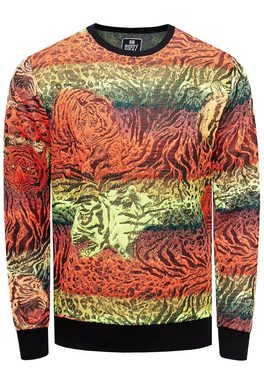 Rusty Neal Sweatshirt Rusty Neal Sweater im trendigen Tiger-Design