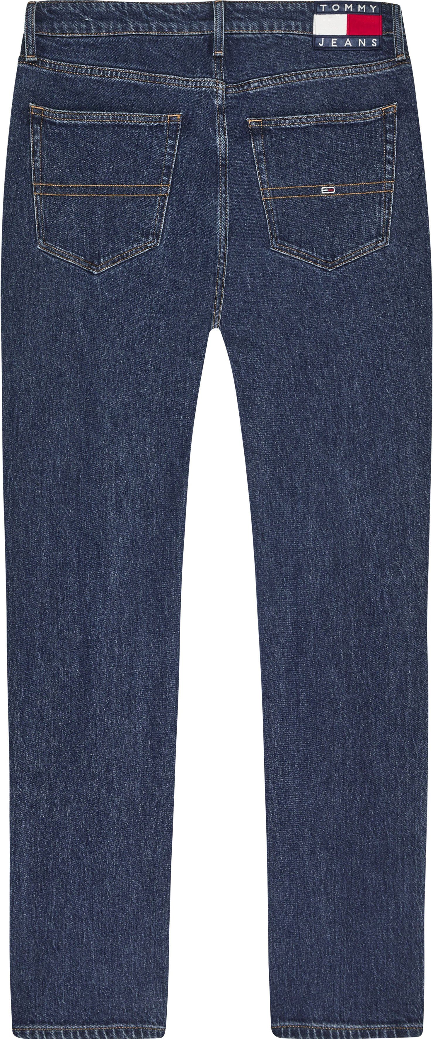 Tommy Stitching Tommy Jeans mit Münzfach darkblue Jeans RYAN RGLR STRGHT am Straight-Jeans