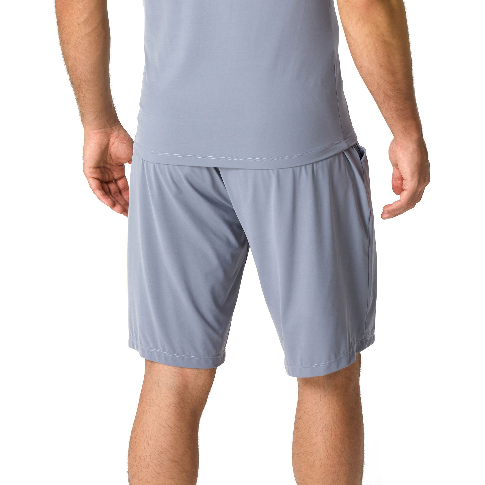 YEAZ shorts grau INSTRUCTOR (1-tlg) Yogashorts