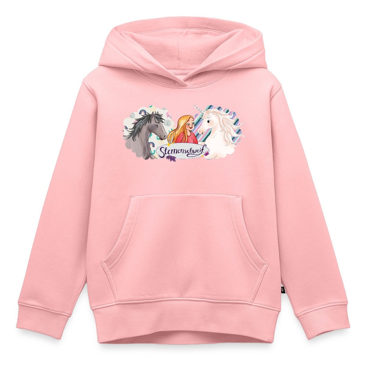Hoodie Sternenschweif Laura Mit Pferd Und Einhorn Kinder Premium Hoodie