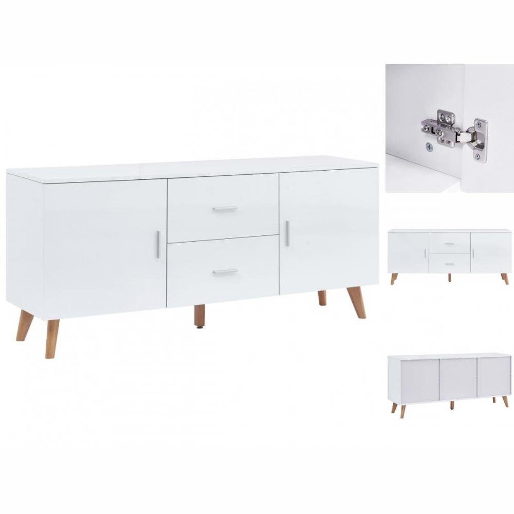 Anrichte Sideboard Weiß 1604070 cm MDF