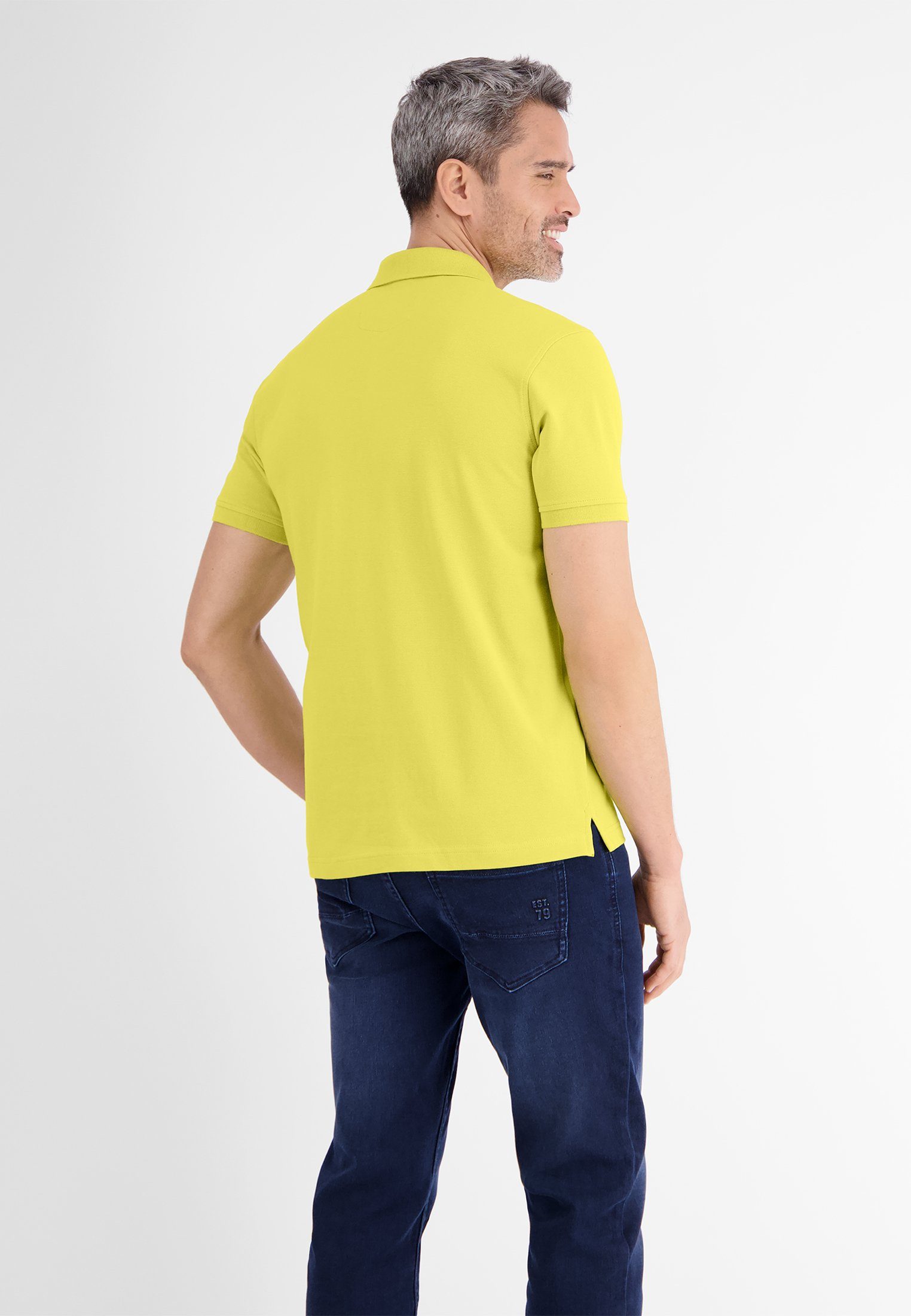 Farben Poloshirt Polo-Shirt YELLOW in LERROS vielen LERROS MOSS Basic