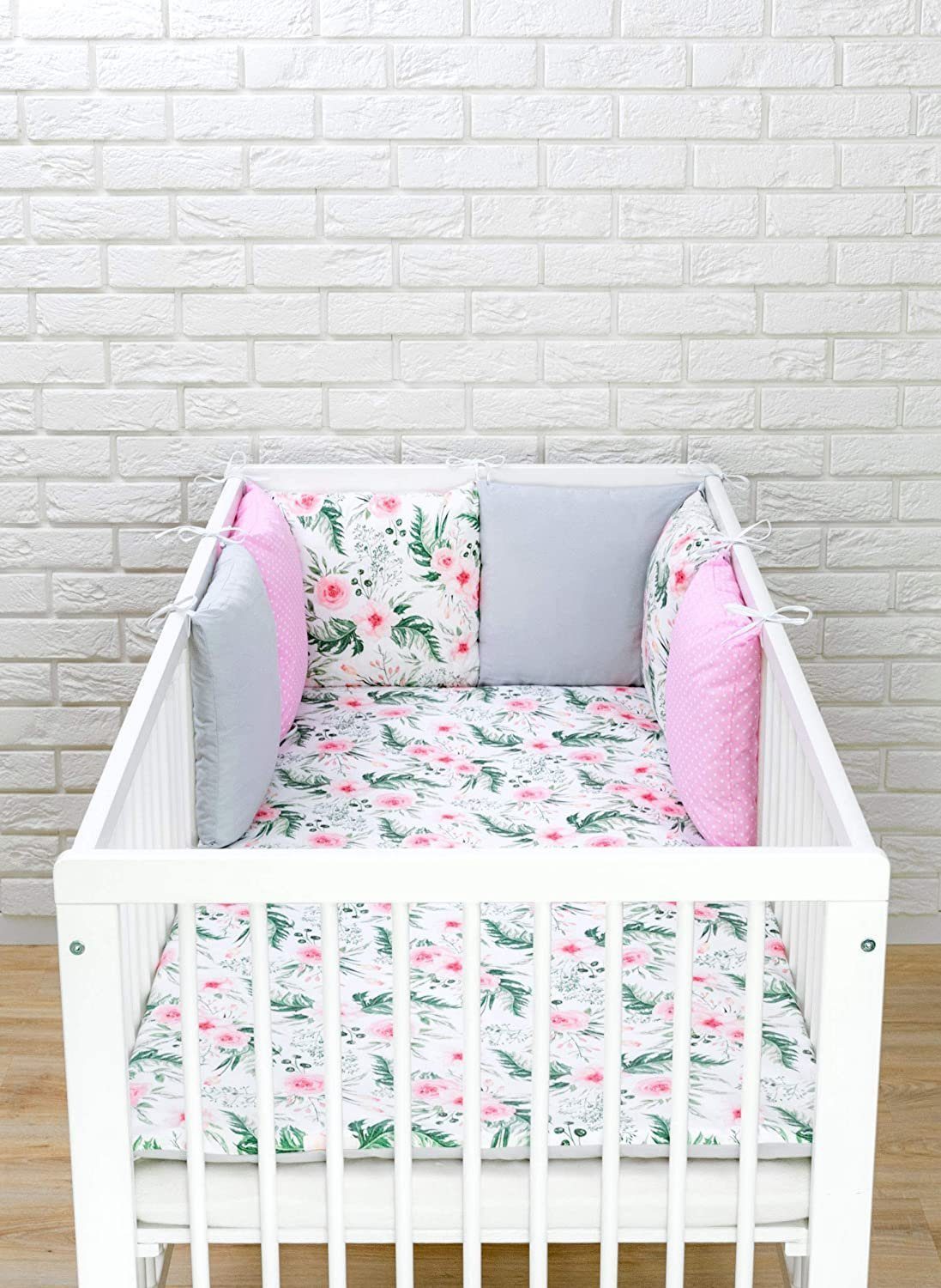 Amilian Bettnestchen 210 cm (6 Polster ca. 35 x 35 cm) Bettumrandung - Umra günstig online kaufen