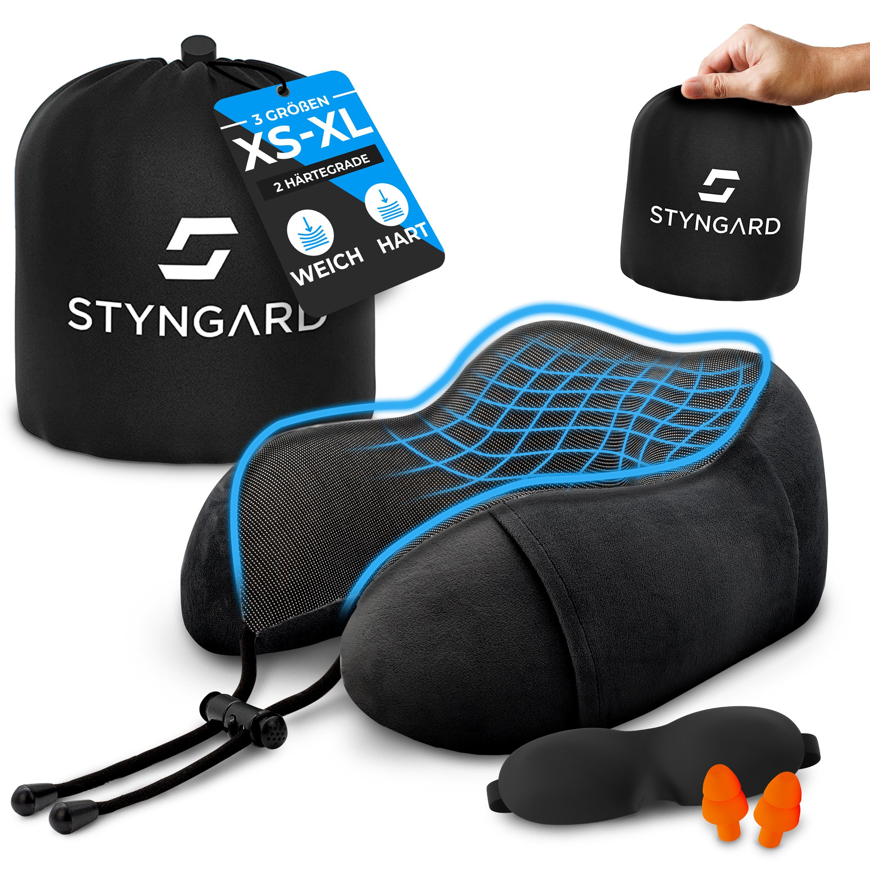 Styngard Nackenkissen Reisekissen, aus Memory-Foam inkl. günstig online kaufen