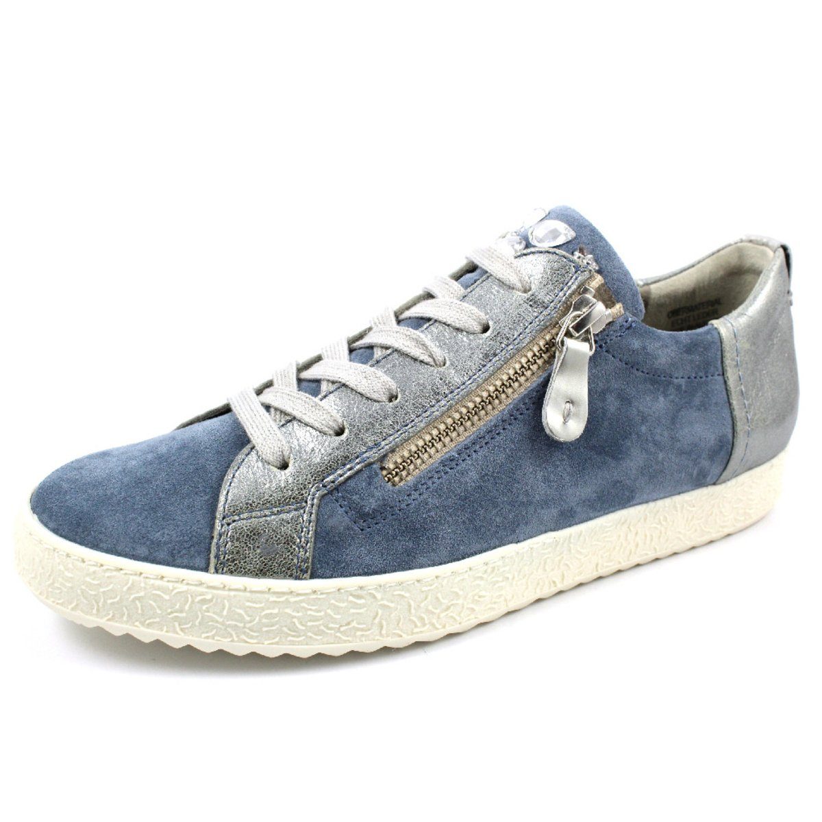 Paul Green blau Sneaker (1-tlg), Gepolsterte Lederdecksohle online kaufen |  OTTO