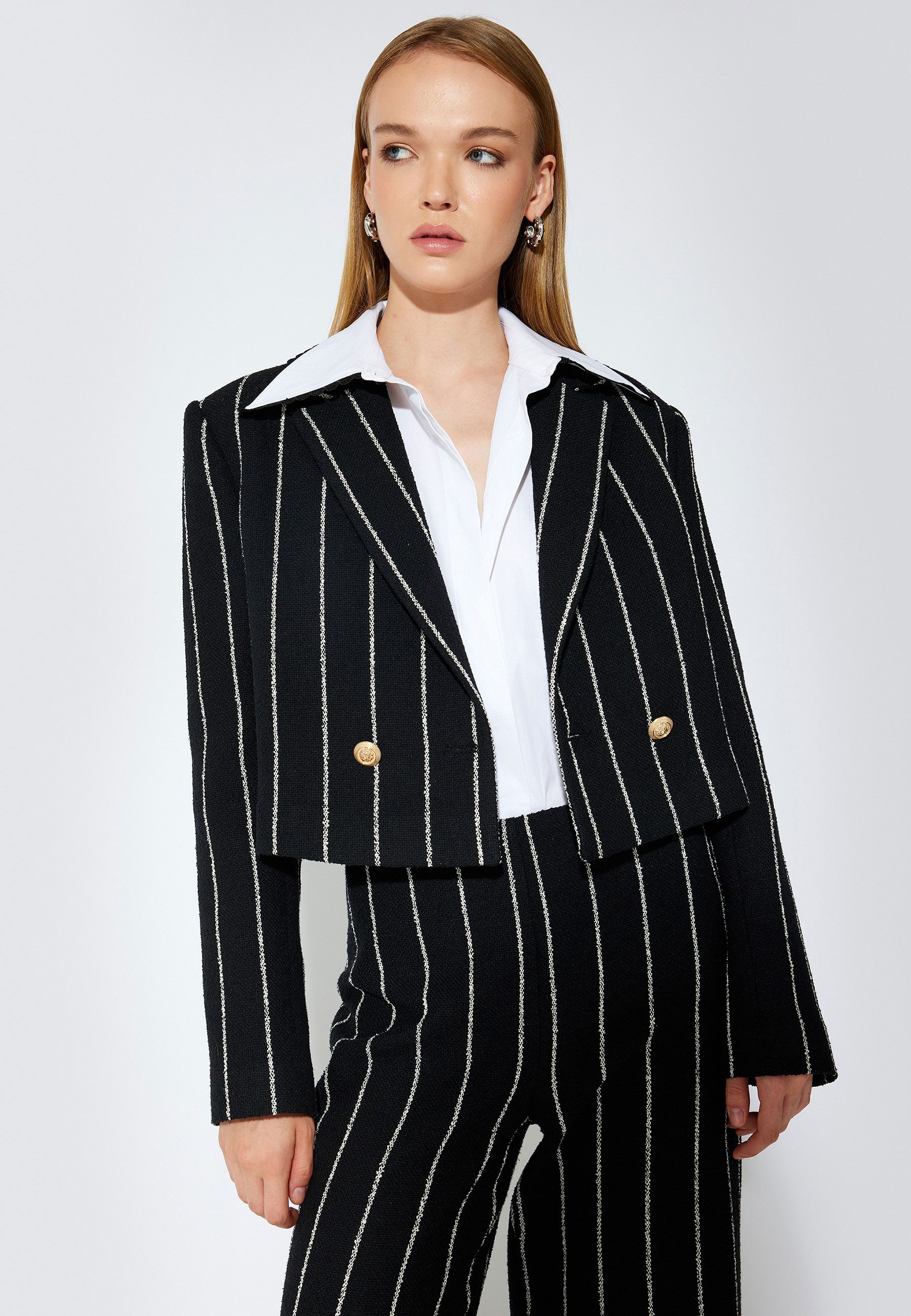 Jackenblazer Regular Mit Knöpfen