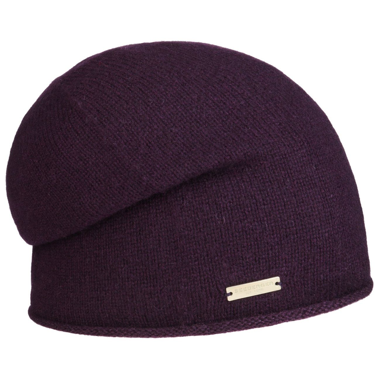 Seeberger Strickmütze (1-St) Kaschmirmütze Oversize