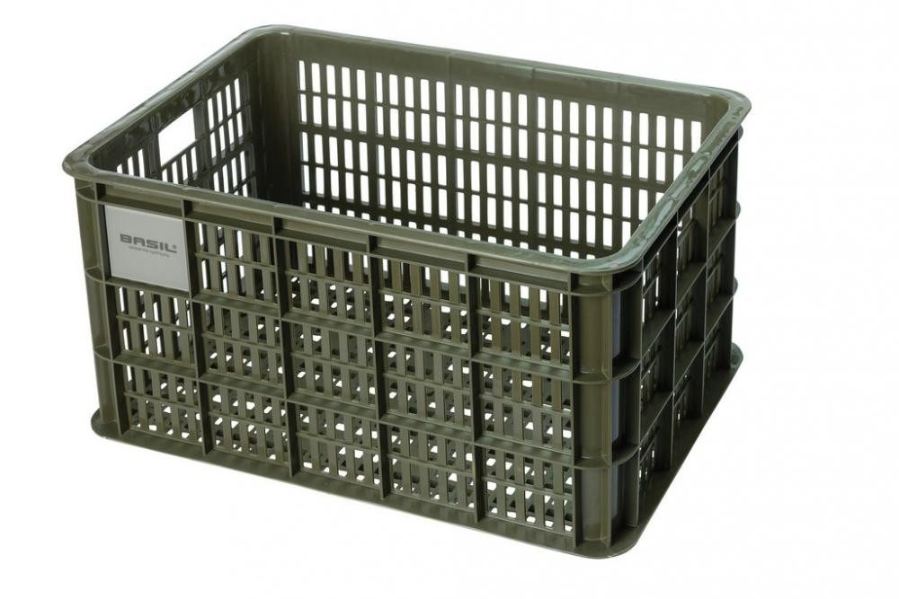 Basil Fahrradkorb Basil Fahrradkiste Crate L - 40 Liter, grün