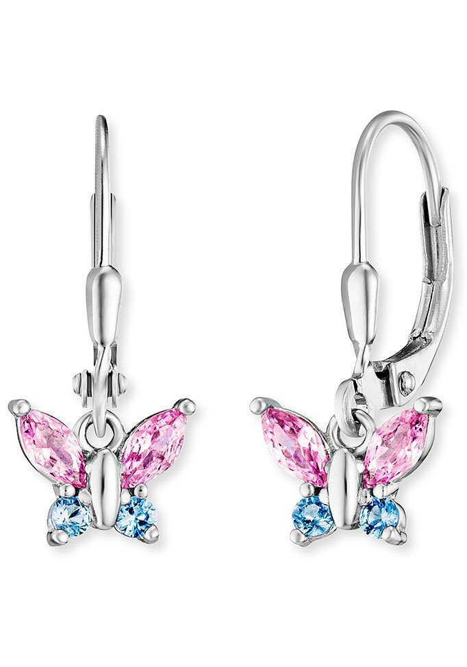 Herzengel Paar Ohrhänger Schmetterling, HEE-BUTTERFLY1-ZI-H, synth), Zirkonia schöne Schmetterling mit mit Bezaubernd Ohrringe ( Symbol