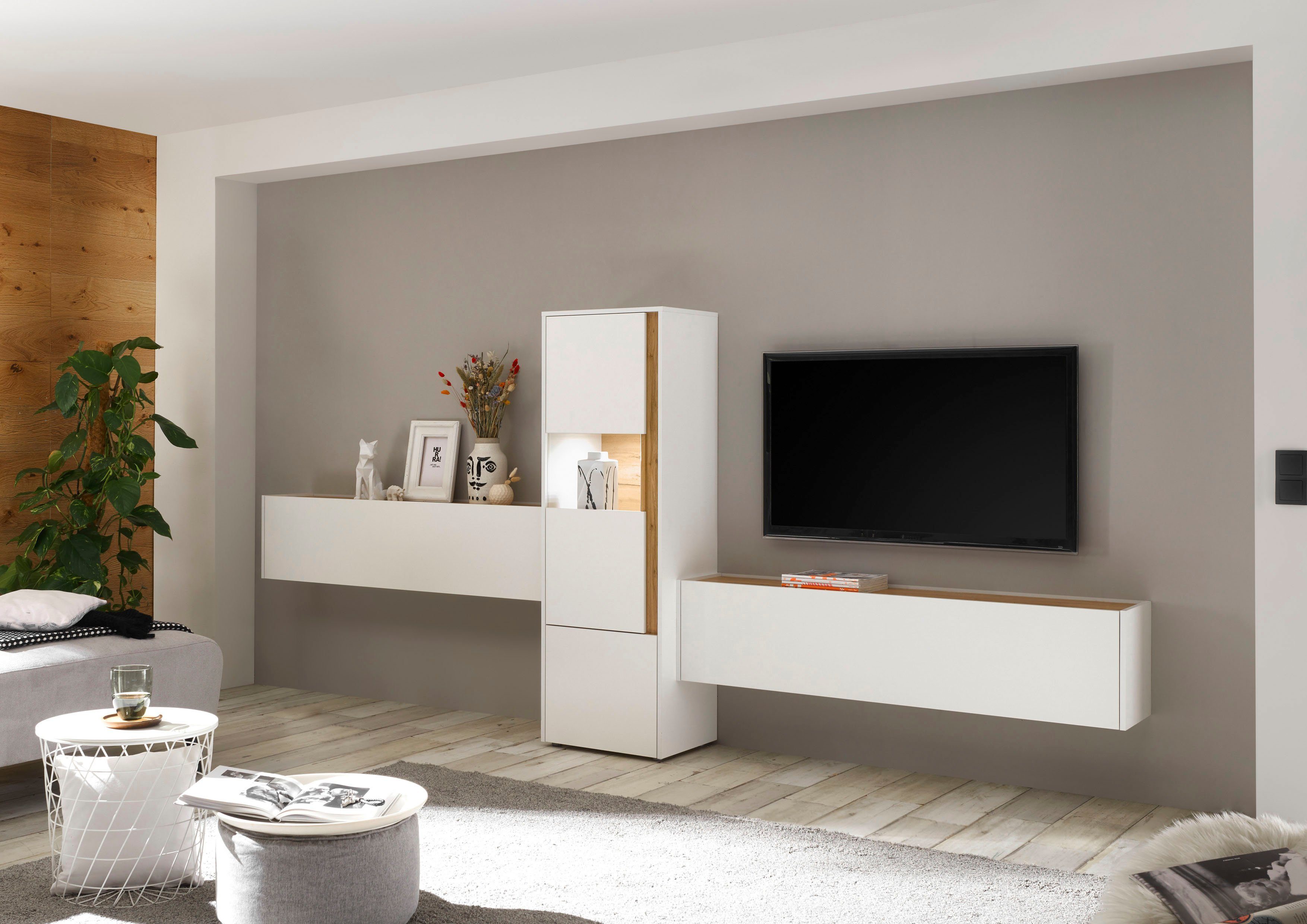 Home affaire TV-Schrank City/Giron, moderner Hängeschrank, Lowboard, Wandschrank zeitlos, modern, wohnliches Home Office, Breite 100 cm – Bild 5 von 5