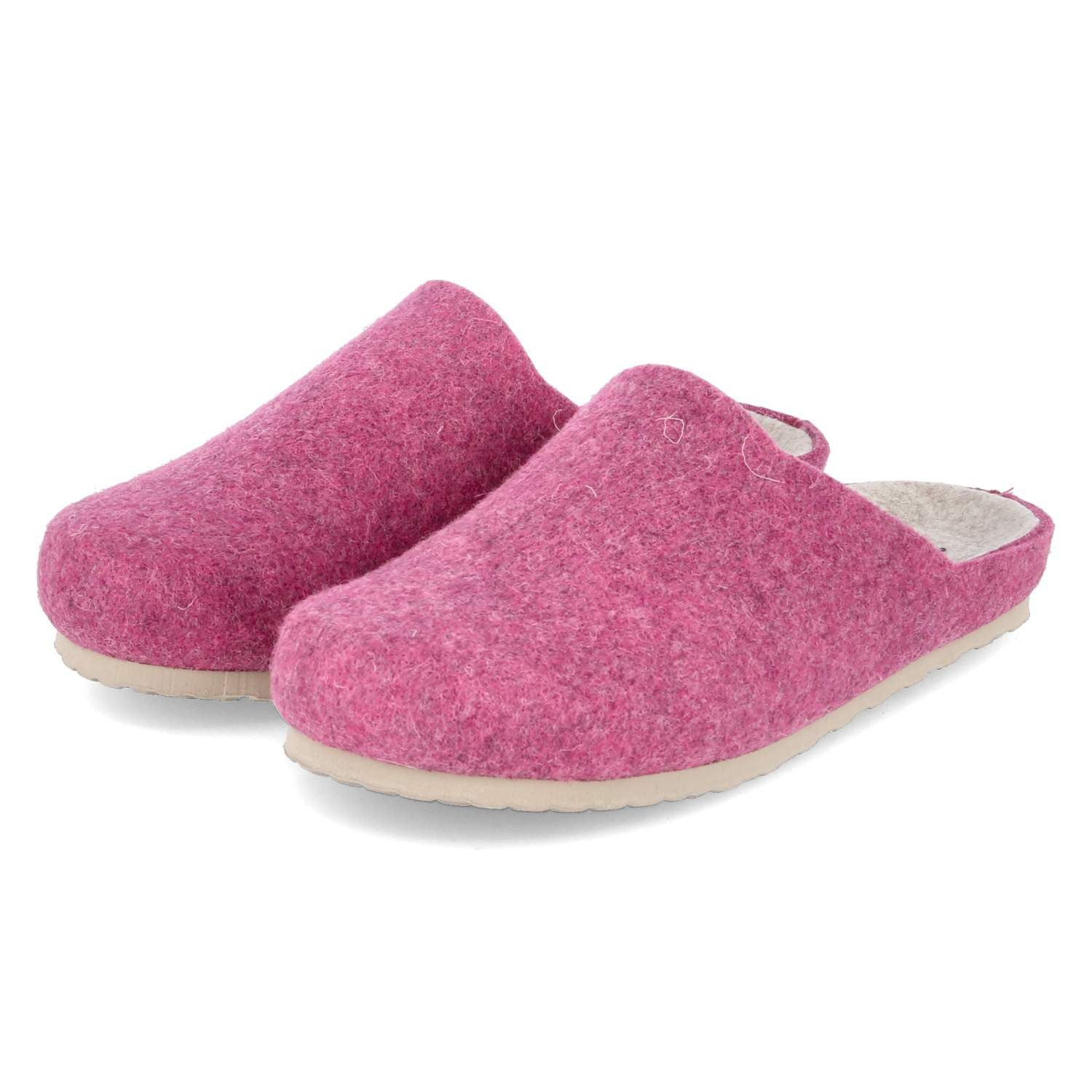 Beliana Beliana Pantoffeln 1044 450/484 72 Damen Filz pink Pantolette
