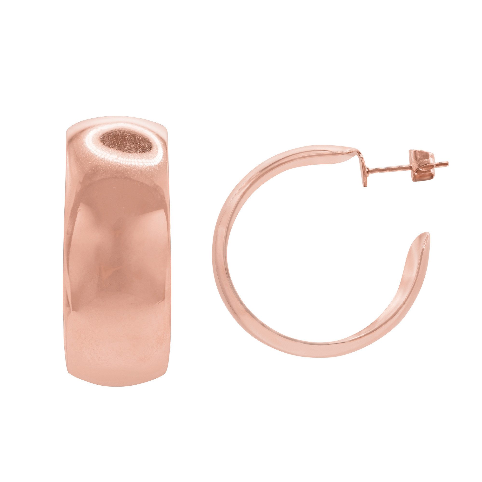 Paar Ohrstecker Nerva rose goldfarben