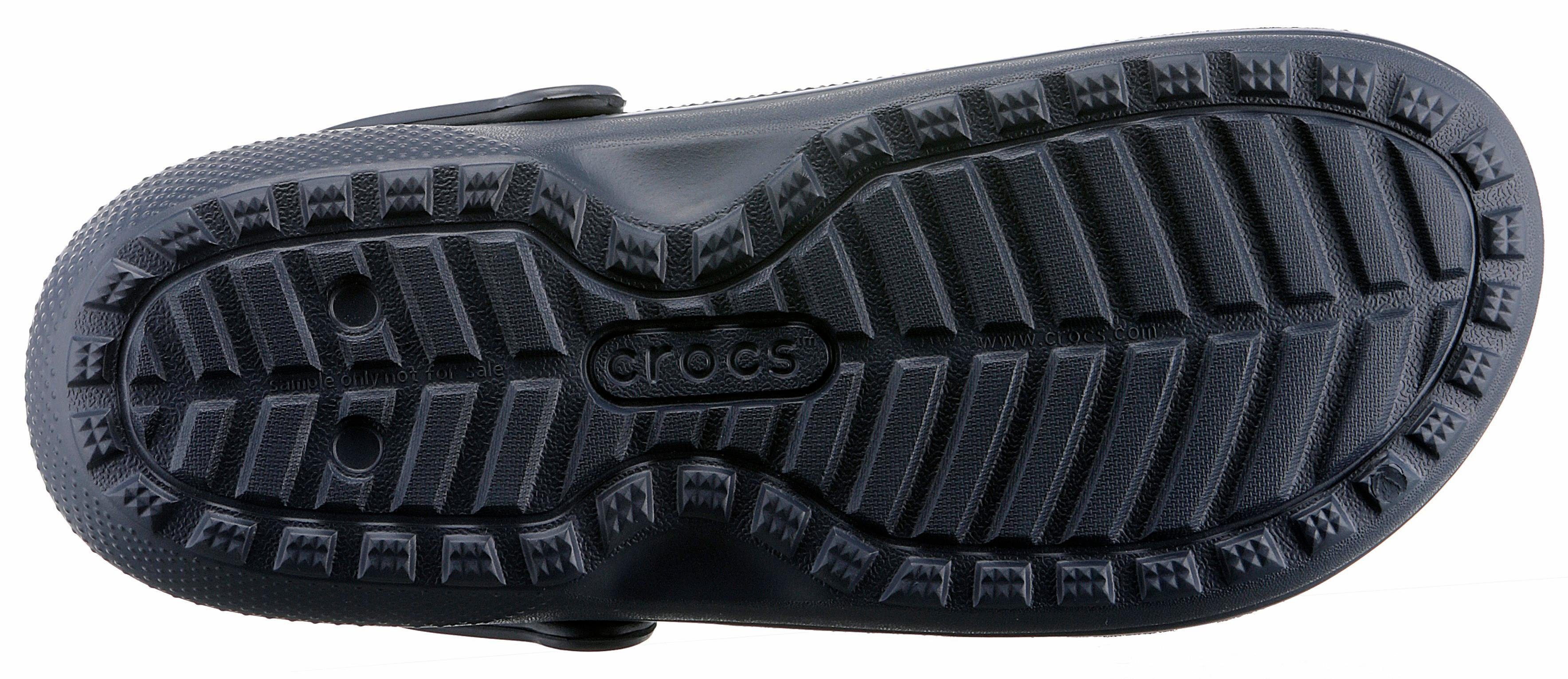 Fellimitat navy-grau Classic Crocs Lined kuscheligem mit Clog Hausschuh