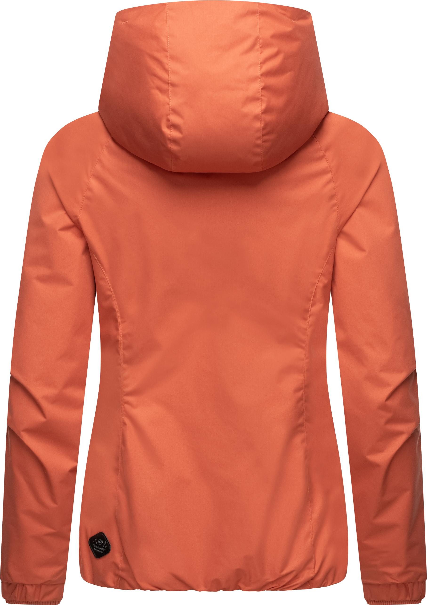 Ragwear Outdoorjacke Dizzie Wasserdichte Übergangsjacke mit großer Kapuze