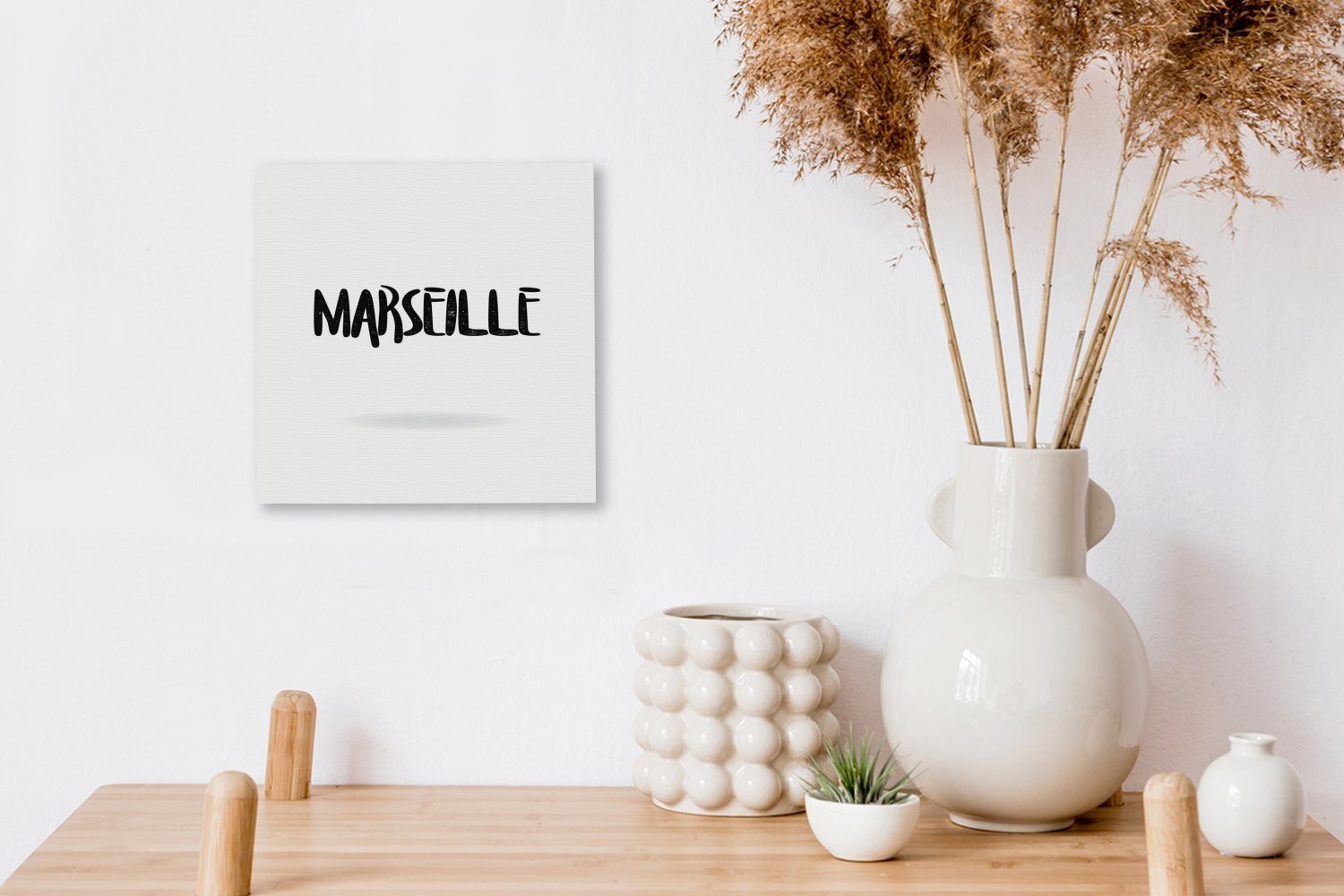 Schlafzimmer Frankreich, Marseille von für Leinwandbild Bilder St), Stadtname OneMillionCanvasses® (1 Der Leinwand in Wohnzimmer