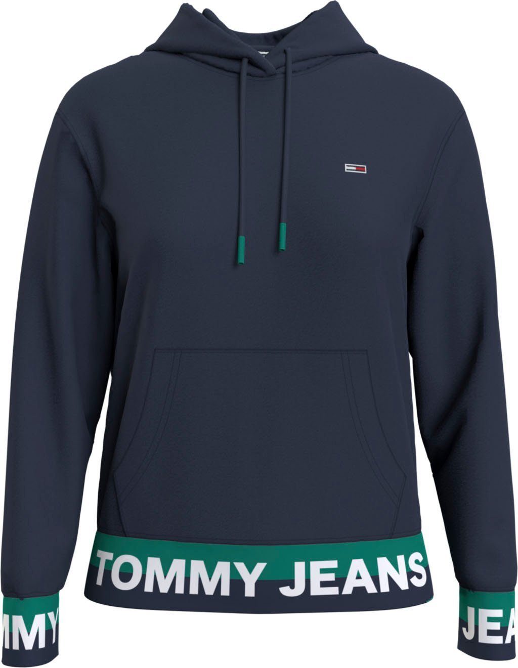 TOMMY JEANS Kapuzensweatshirt »TJW BRANDED HEM HOODIE« mit