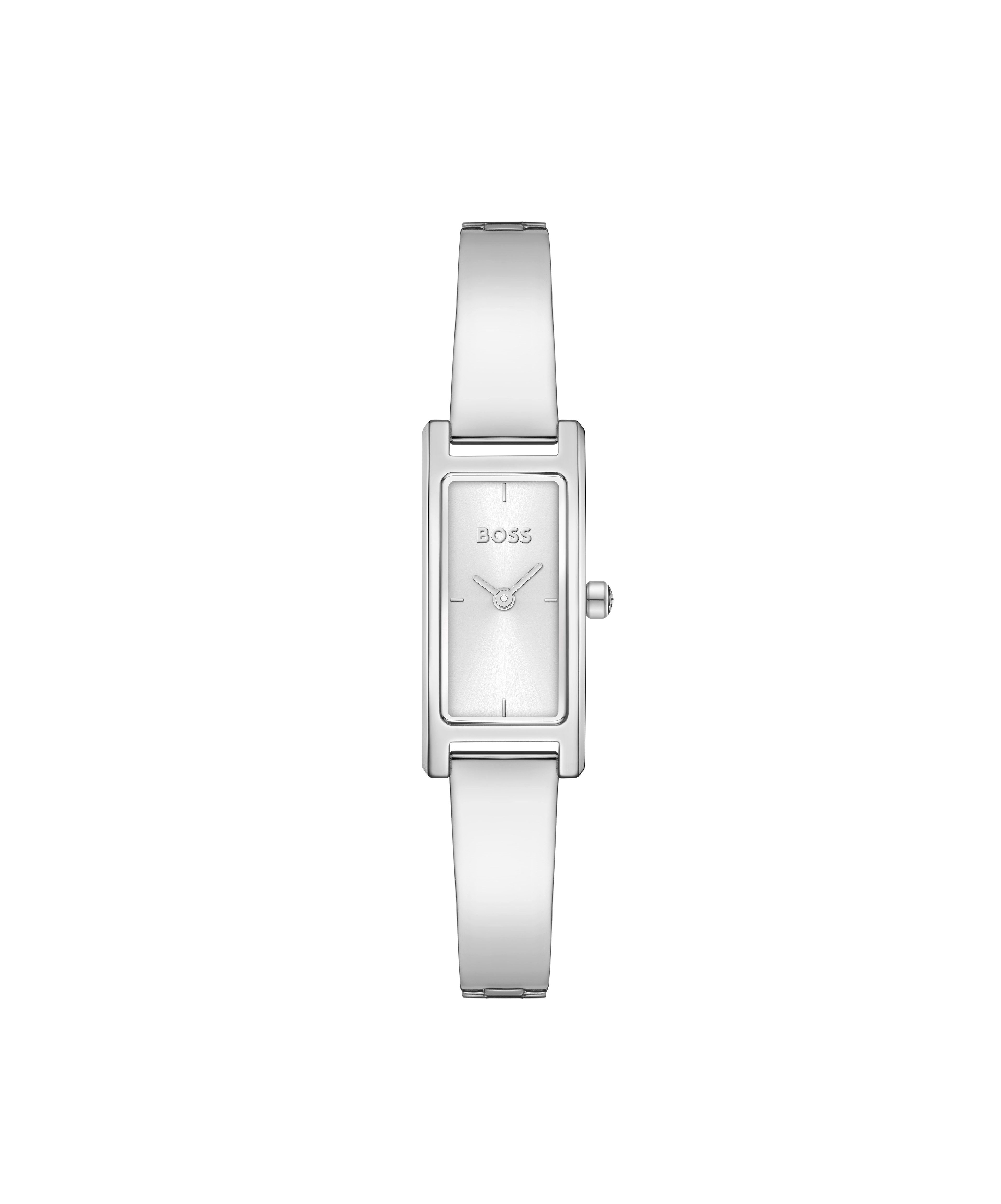 BOSS Quarzuhr LUCY 1502856, Armbanduhr, Damenuhr, Edelstahlarmband, analog