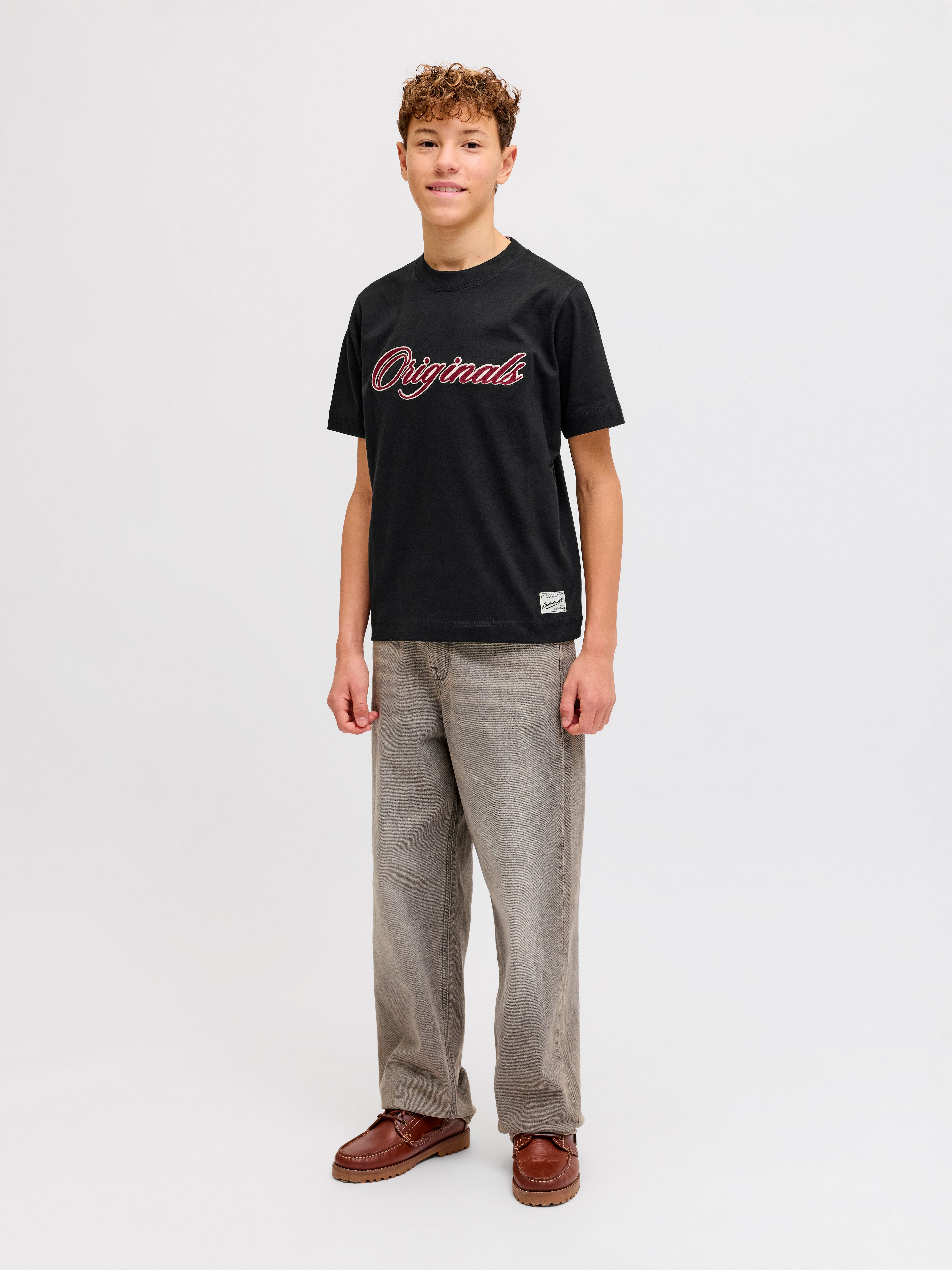 Jack & Jones Junior T-Shirt JORNANTUCKET EMB TEE SS CREW NECK JNR – Bild 4 von 5
