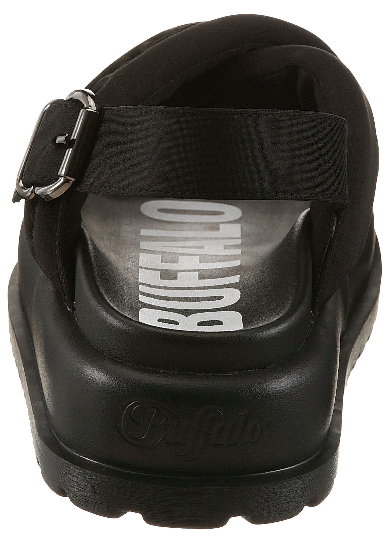 Buffalo Plateausandale Sandalette, Sommerschuh mit gekreuzter Bandage