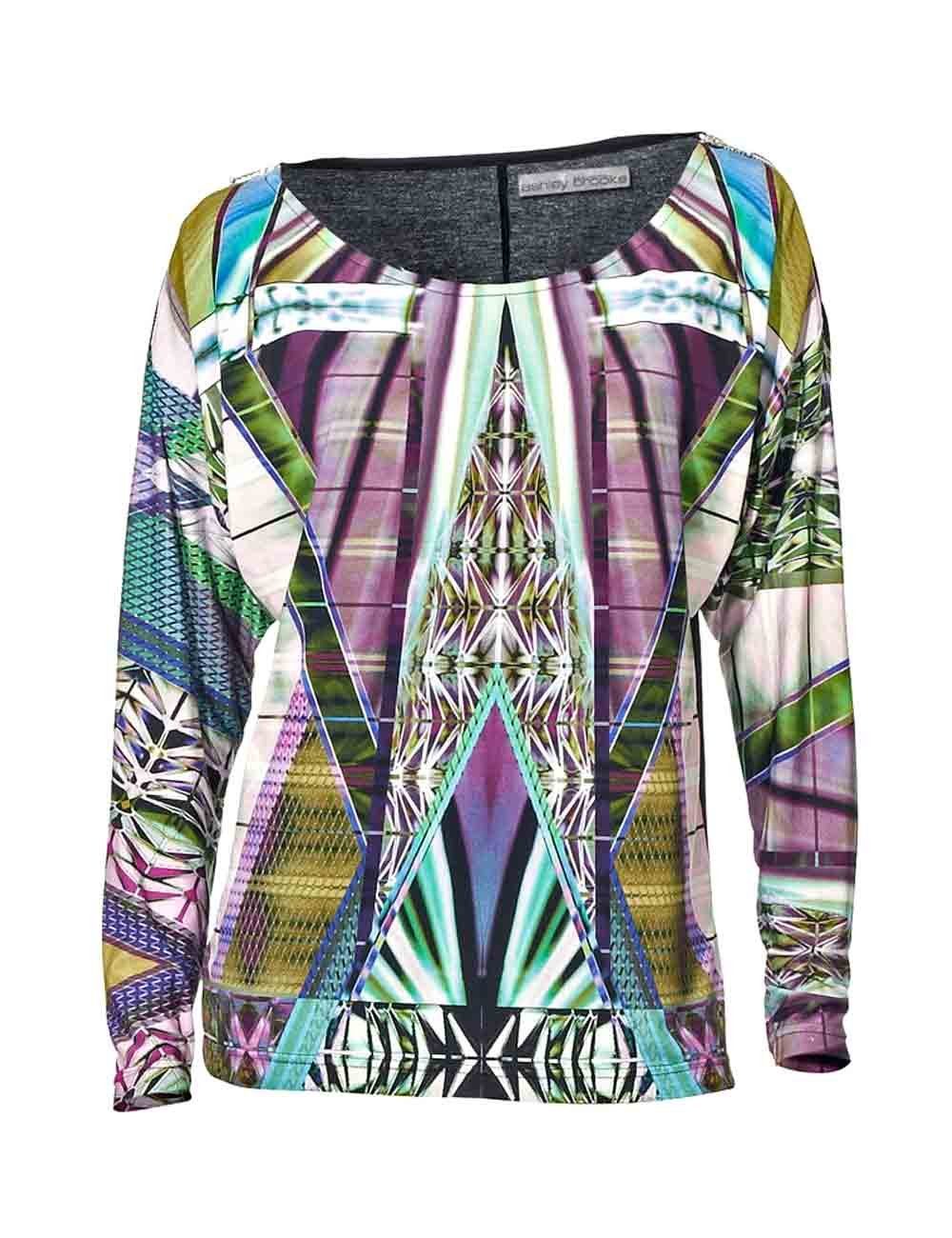 ASHLEY BROOKE BY HEINE Print-Shirt Ashley Brooke Damen Designer-Druckshirt, bunt mehr