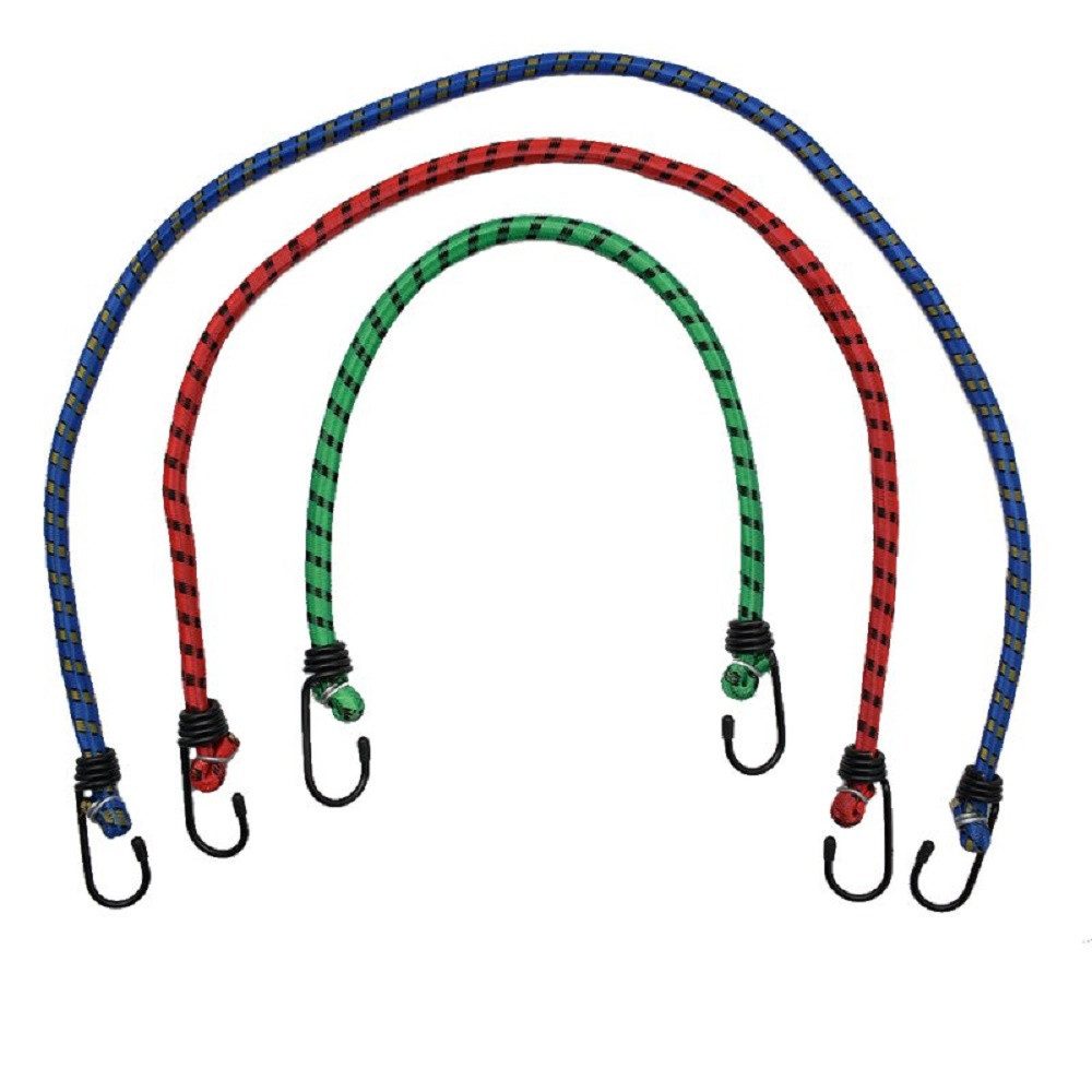 B-Tools Gepäckgurt 35728, (Set, 1-tlg., 3-teiliges Set), Elastisches 3er Set für sichere Gepäckfixierung