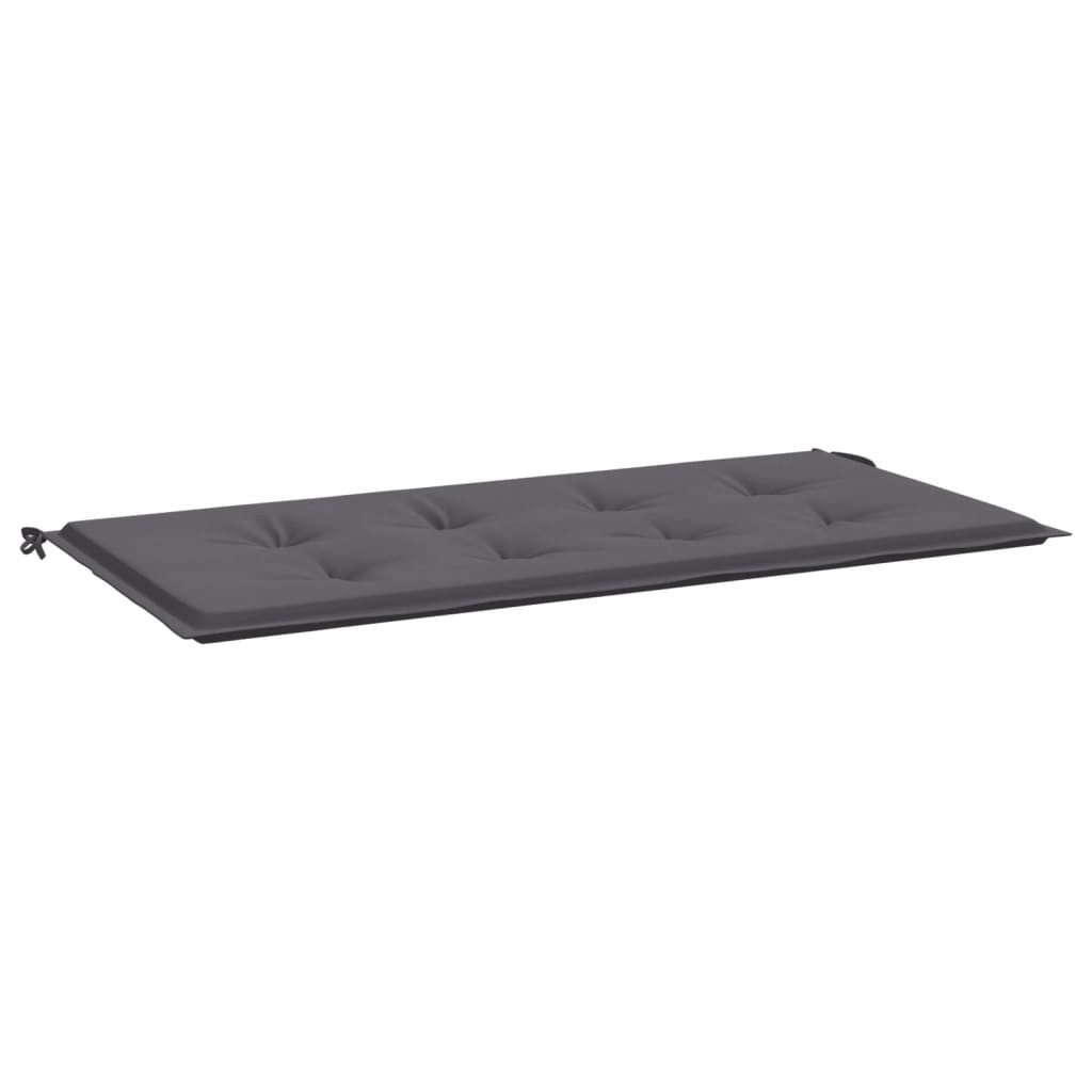 vidaXL Bankauflage, Gartenbank-Auflage Anthrazit 100x50x3 cm Oxford-Gewebe