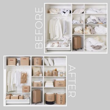Ocean Home textile Allzweckkorb Jute Korb Set, Badezimmer Dekokörbe, Aufbewahrungkorb (3 St), Gut Organisiert, Stillvolles Design, Nachhaltig