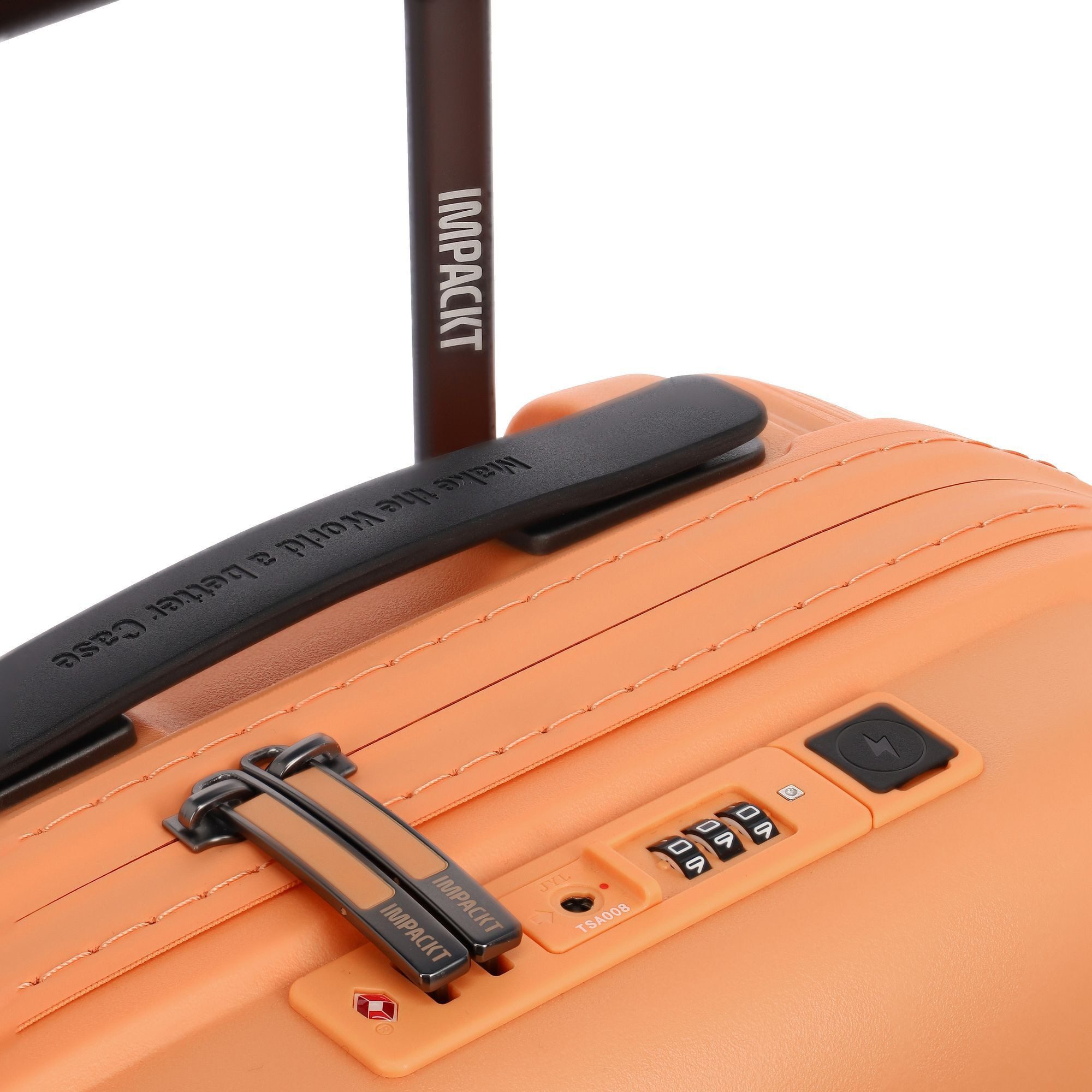 IMPACKT Handgepäck-Trolley IP1, 4 Rollen, Polypropylen