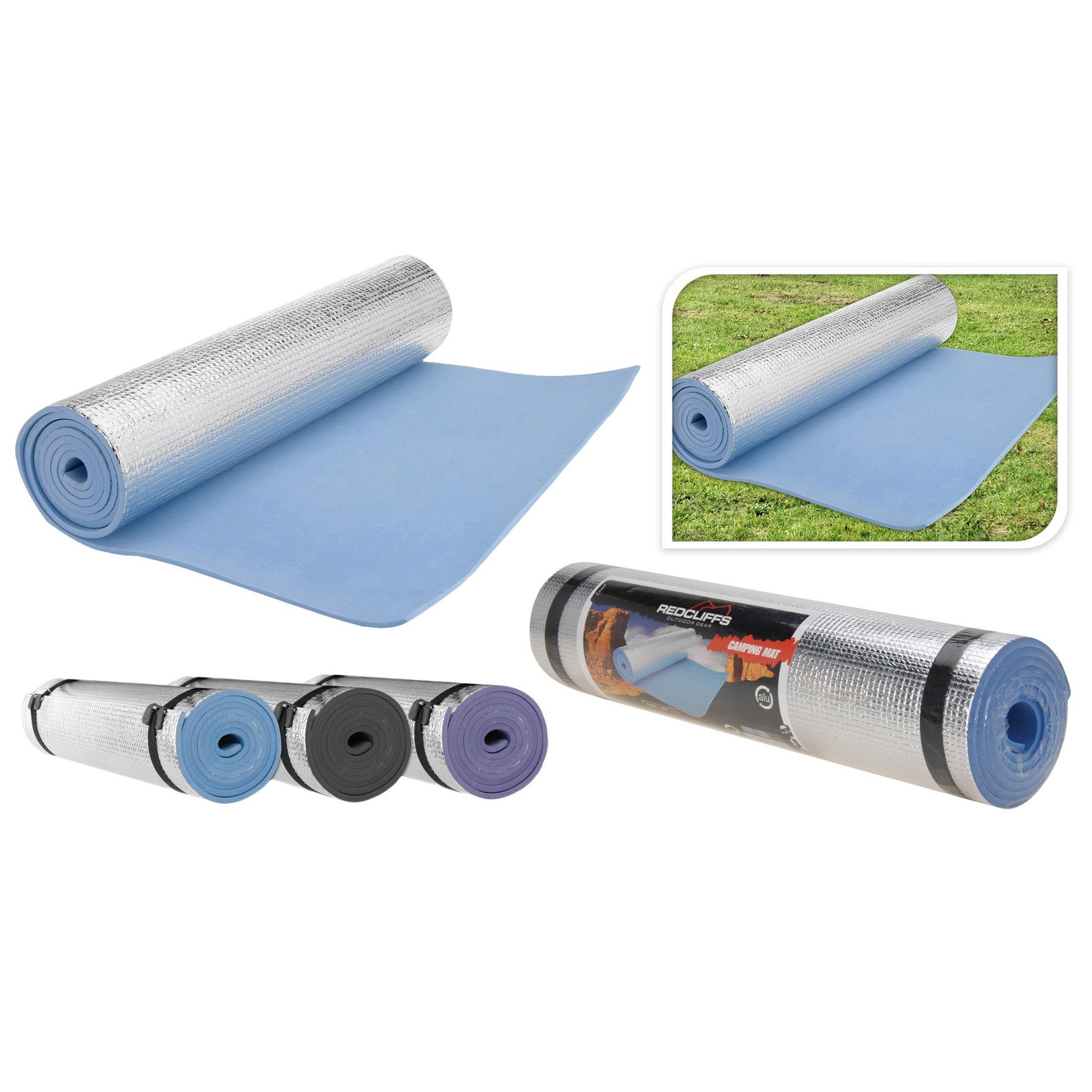 BigDean Isomatte Campingmatte Isomatte ALU 180x50 günstig online kaufen