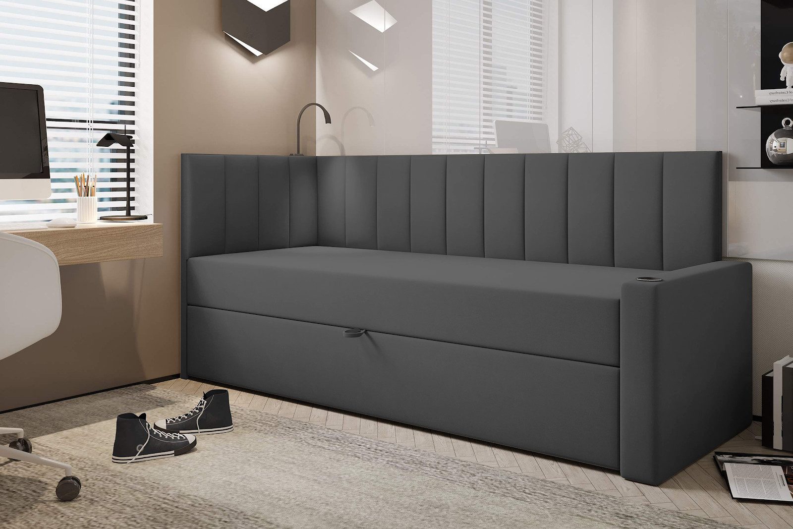 TRADA Boxspringbett TOKIO 100x200 - Bett günstig online kaufen