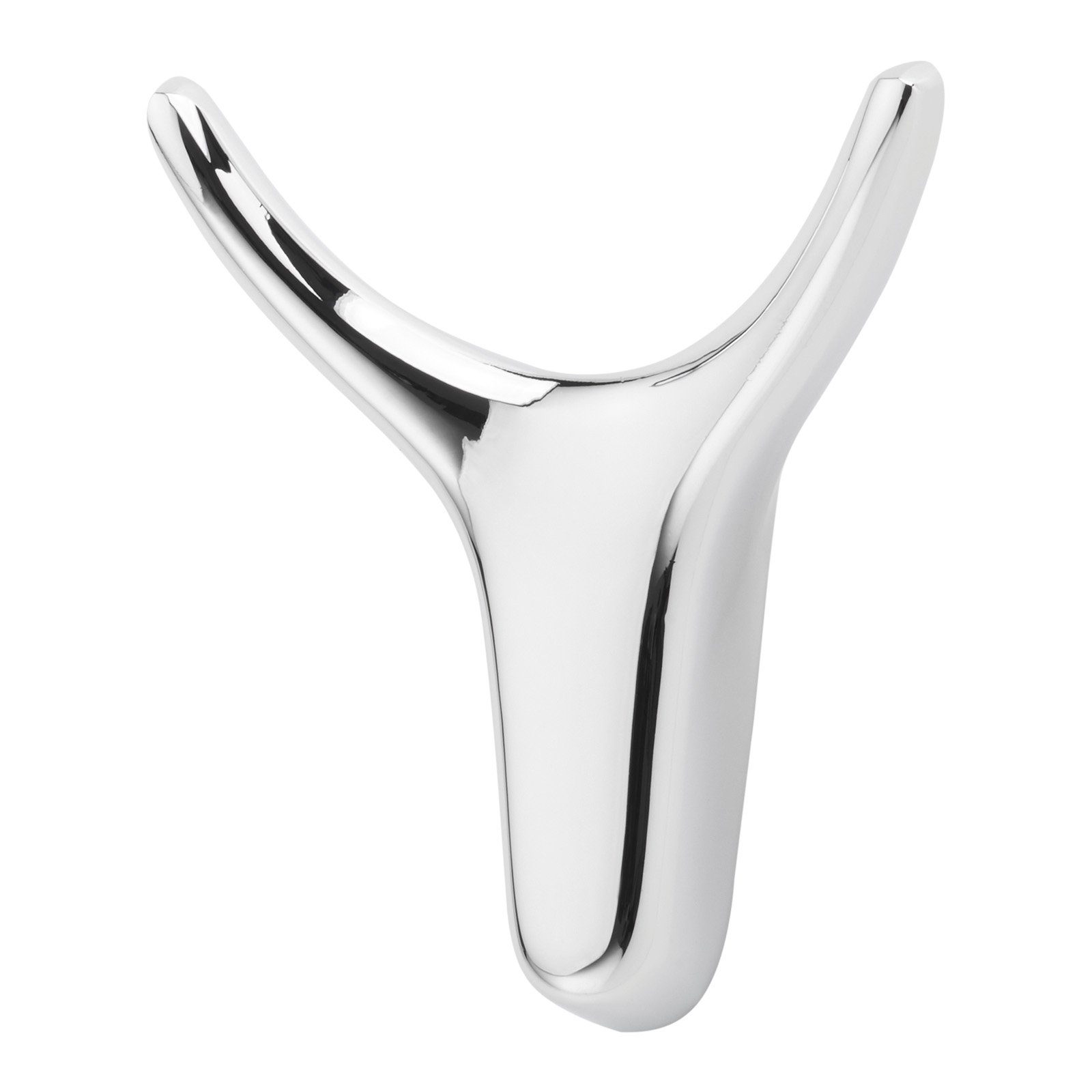 SO-TECH® Kleiderhaken Garderobenhaken TORO 6,6 x 6 cm, (1-St), Chrom poliert inklusive Schrauben und FISCHER Dübel