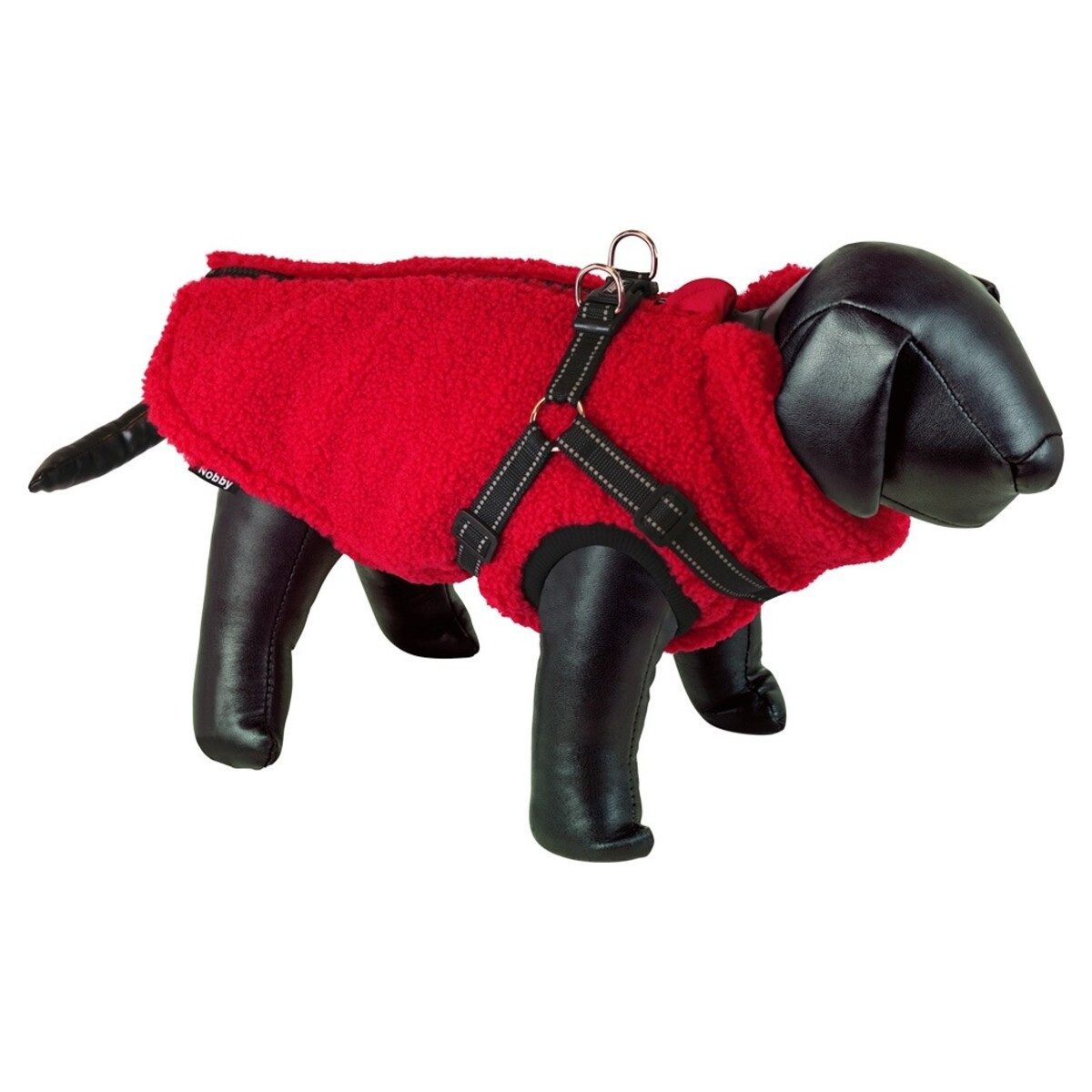 Nobby Hundepullover Hundepullover Plis 2 in 1 rot
