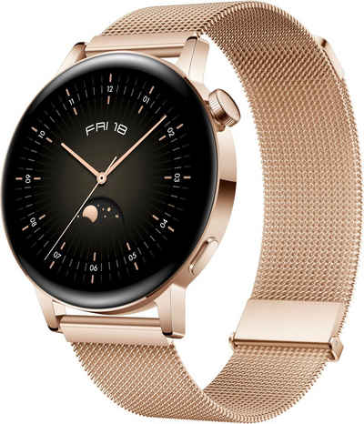 Huawei WATCH GT 3 Smartwatch (3,35 cm/1,32 Zoll), 3 Jahre Herstellergarantie