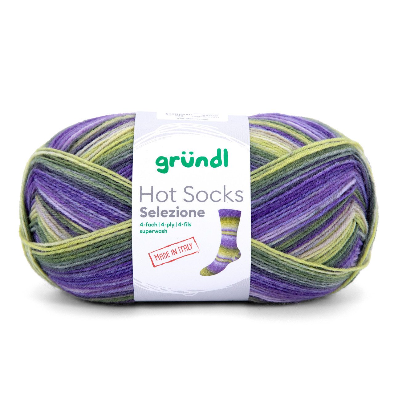 Gründl Gründl Sockenwolle Hot Socks 100 g 4-fach, Häkelwolle