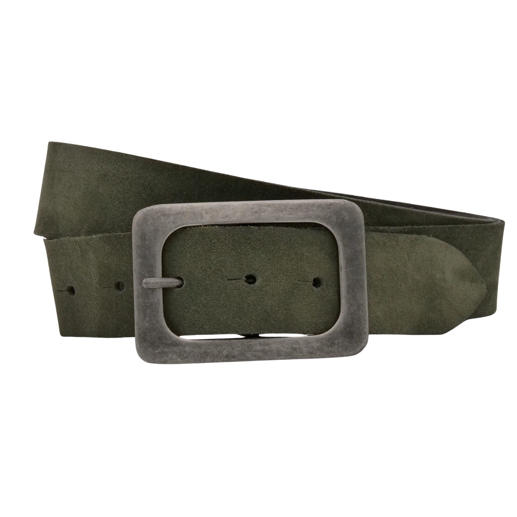 AnnaMatoni Ledergürtel AnnaMatoni Damen Ledergürtel in hochwertigem Velour Leder 4cm