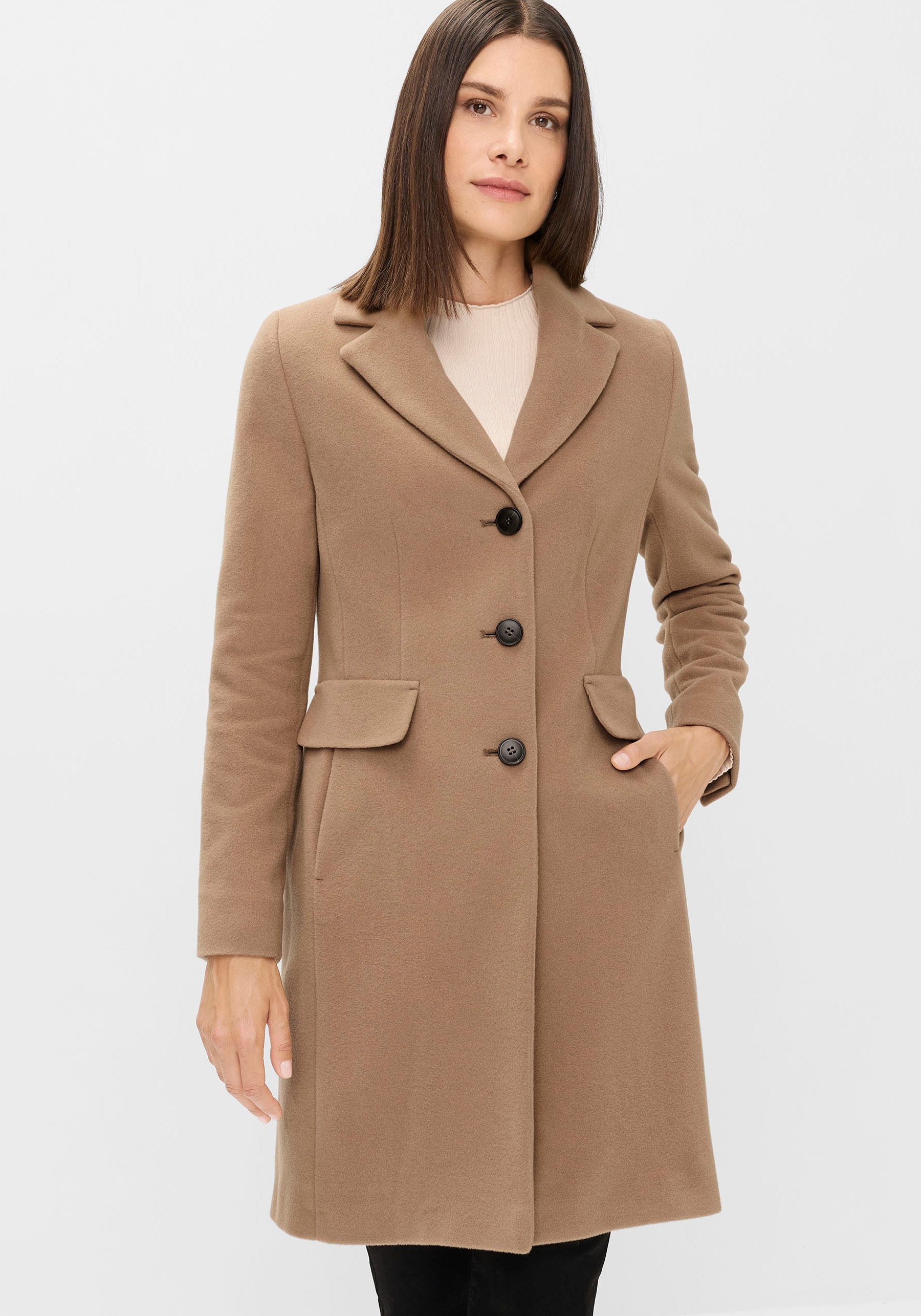 Fuchs Schmitt Wollmantel mit Reverskragen günstig online kaufen