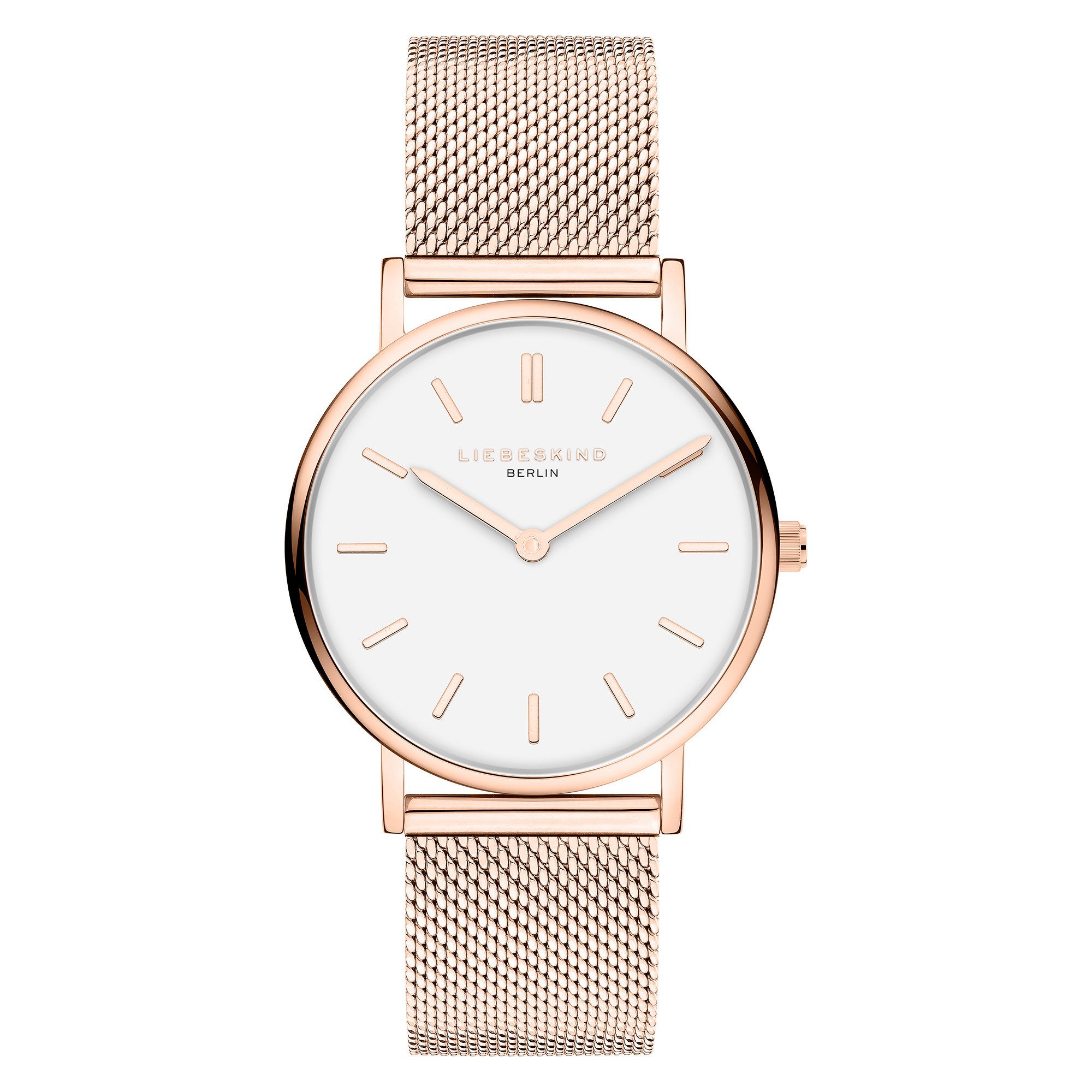 Liebeskind Berlin Quarzuhr Pure Elegance LT-0516-MQ, Armbanduhr, Damenuhr, Edelstahlarmband, analog