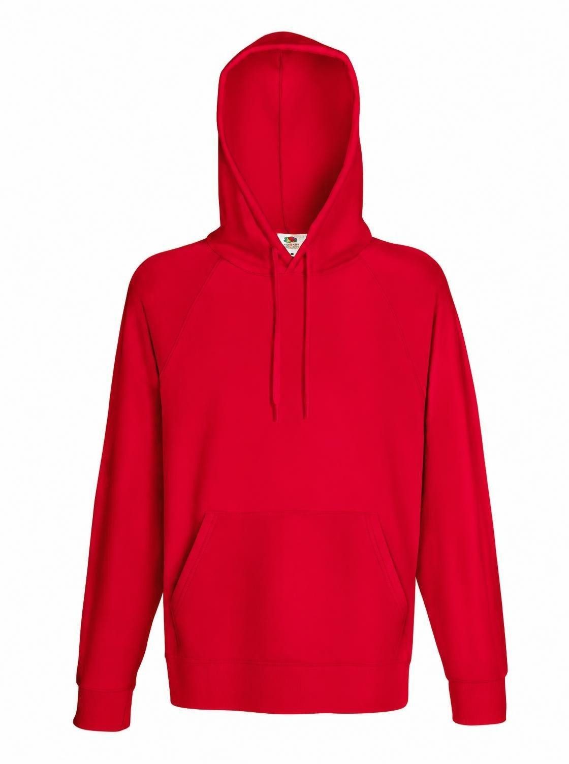 Fruit of the Loom Kapuzenpullover Lightweight Hooded Herren Sweatshirt mit Kaputze